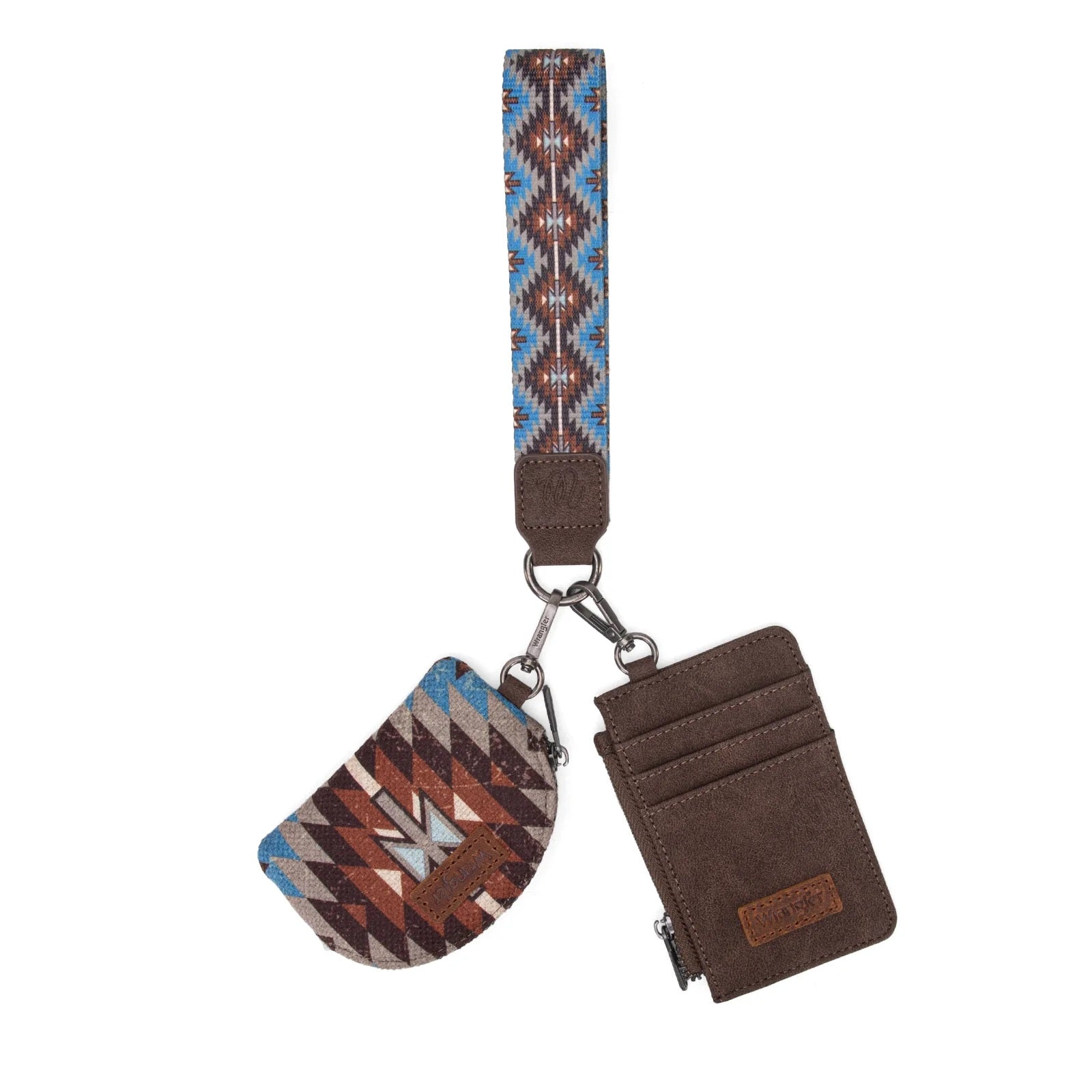 Southwestern Dual Pouch Wristlet