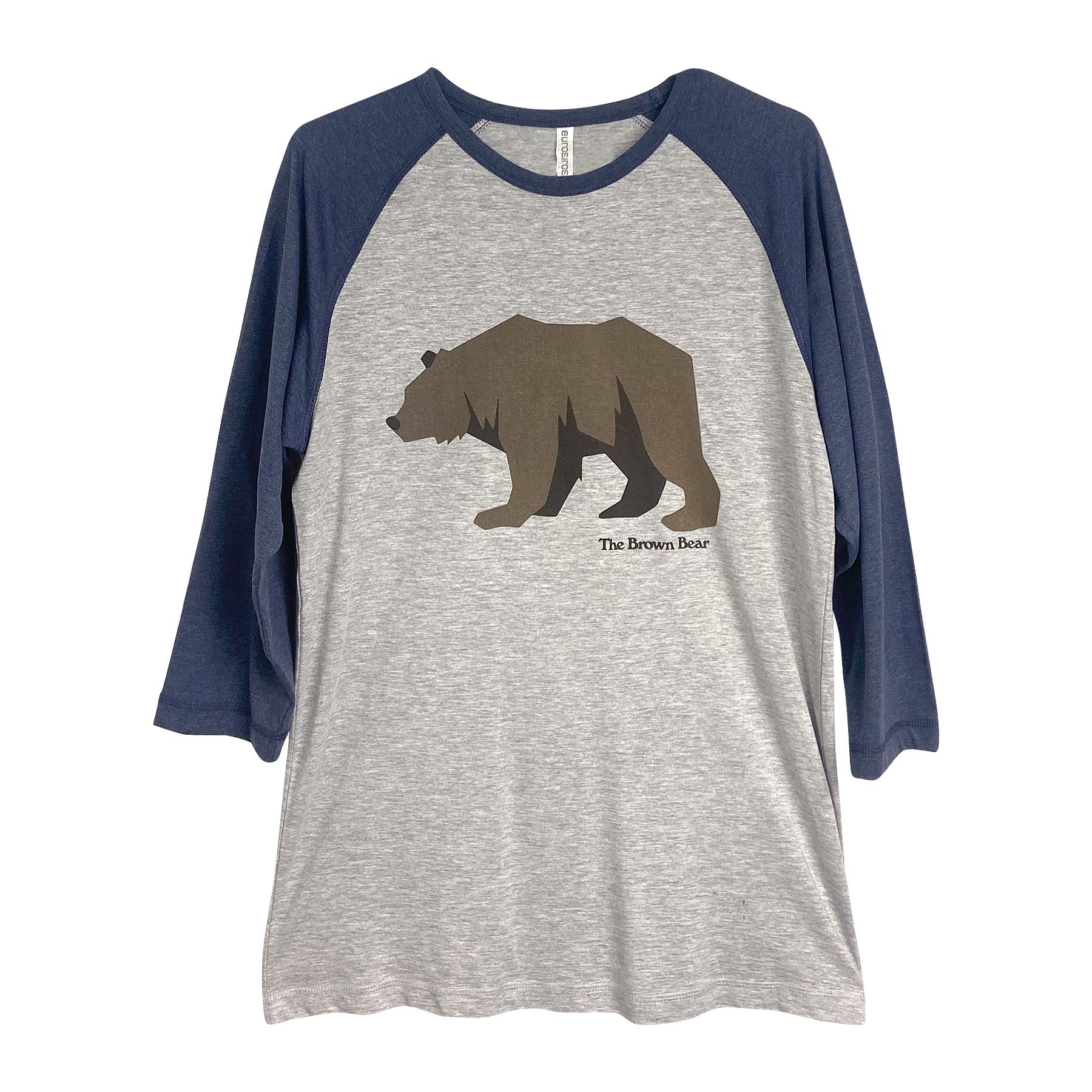 'The Brown Bear' 3/4 Length Raglan T-Shirt