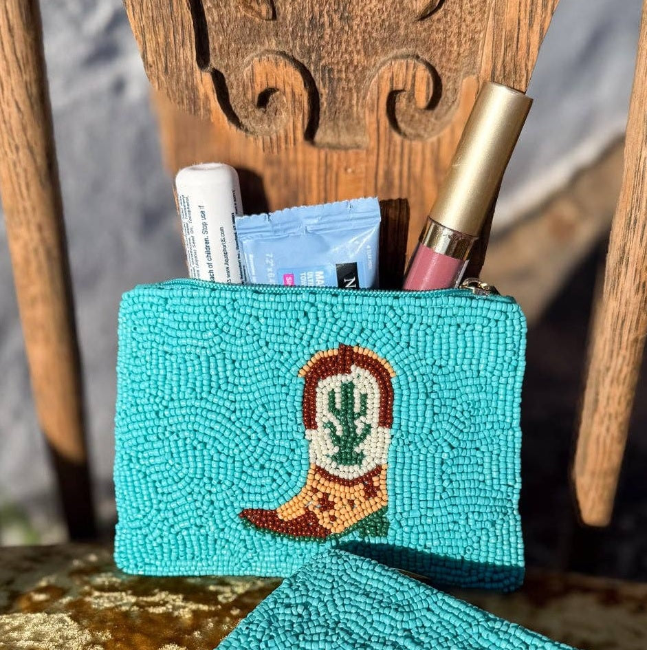 Southwestern Beaded Cosmetic Bag