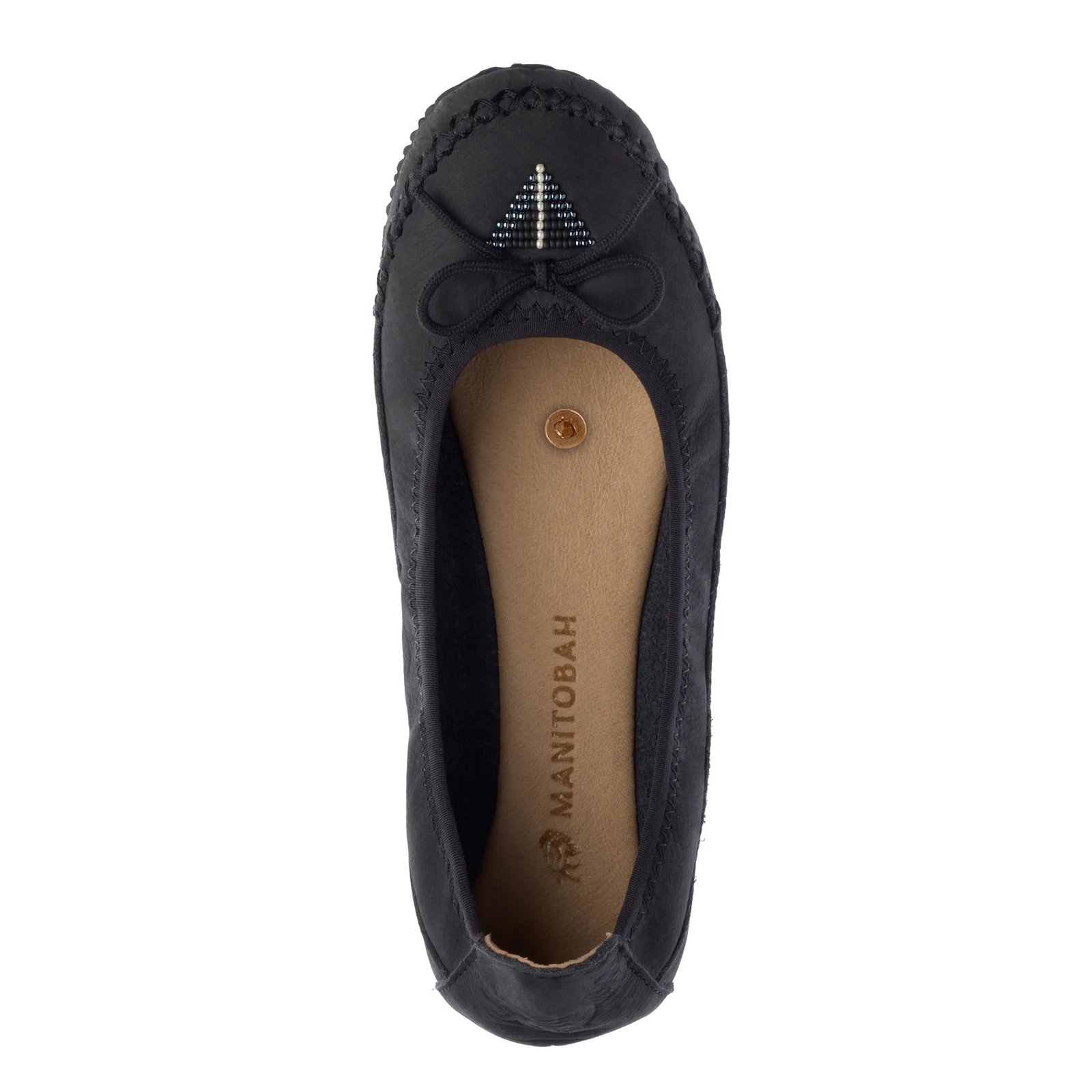 Women's Butterfly Flat Moccasins With Copper Rivet For Earthing