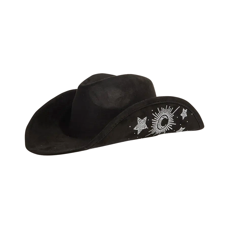Rhinestone Embroidered Western Cowboy Hat