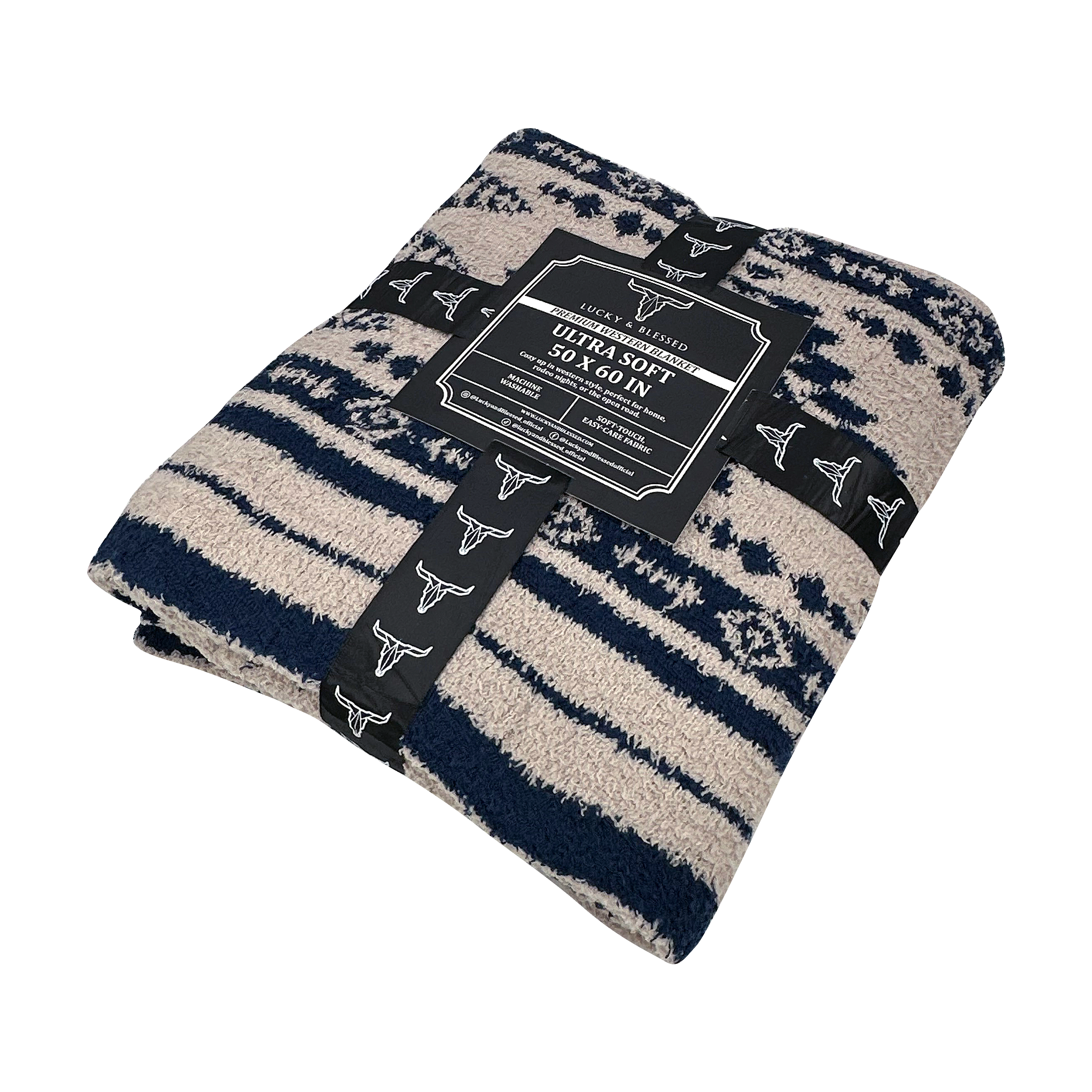 Aztec Sherpa Throw Blanket