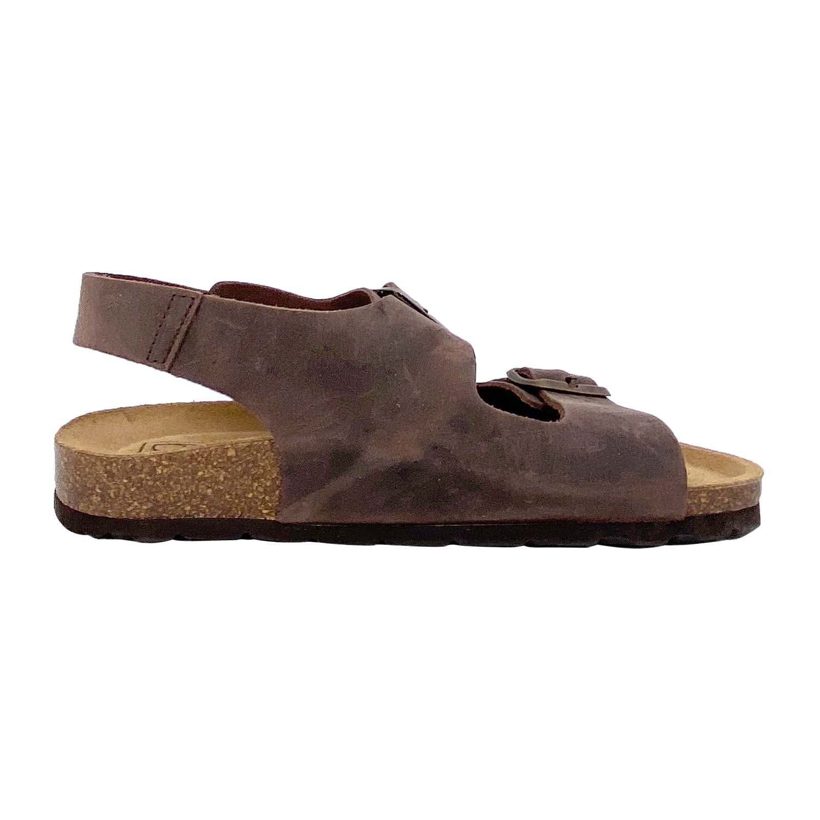 Women's Carina Black Sandals with Copper Rivet