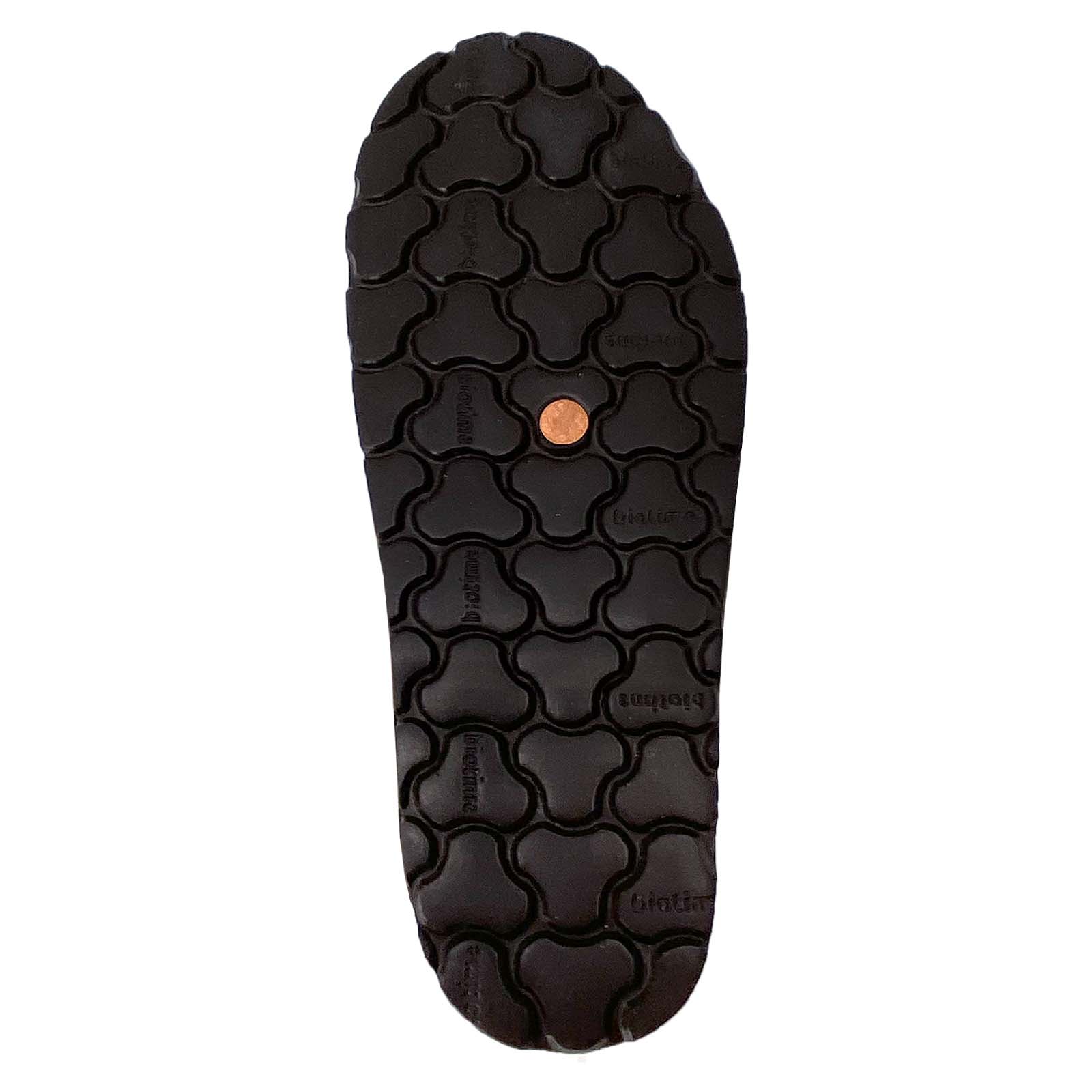 Women's Carina Black Sandals with Copper Rivet
