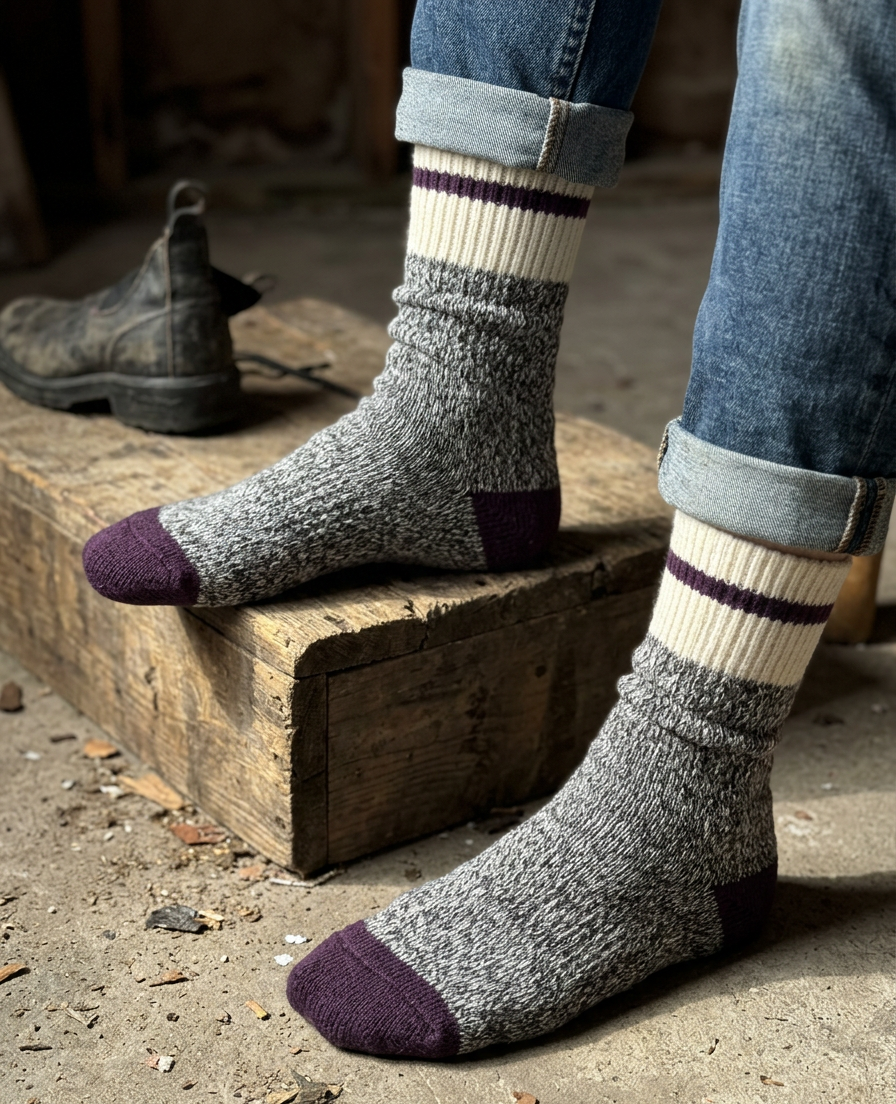 Unisex Wool Work Socks