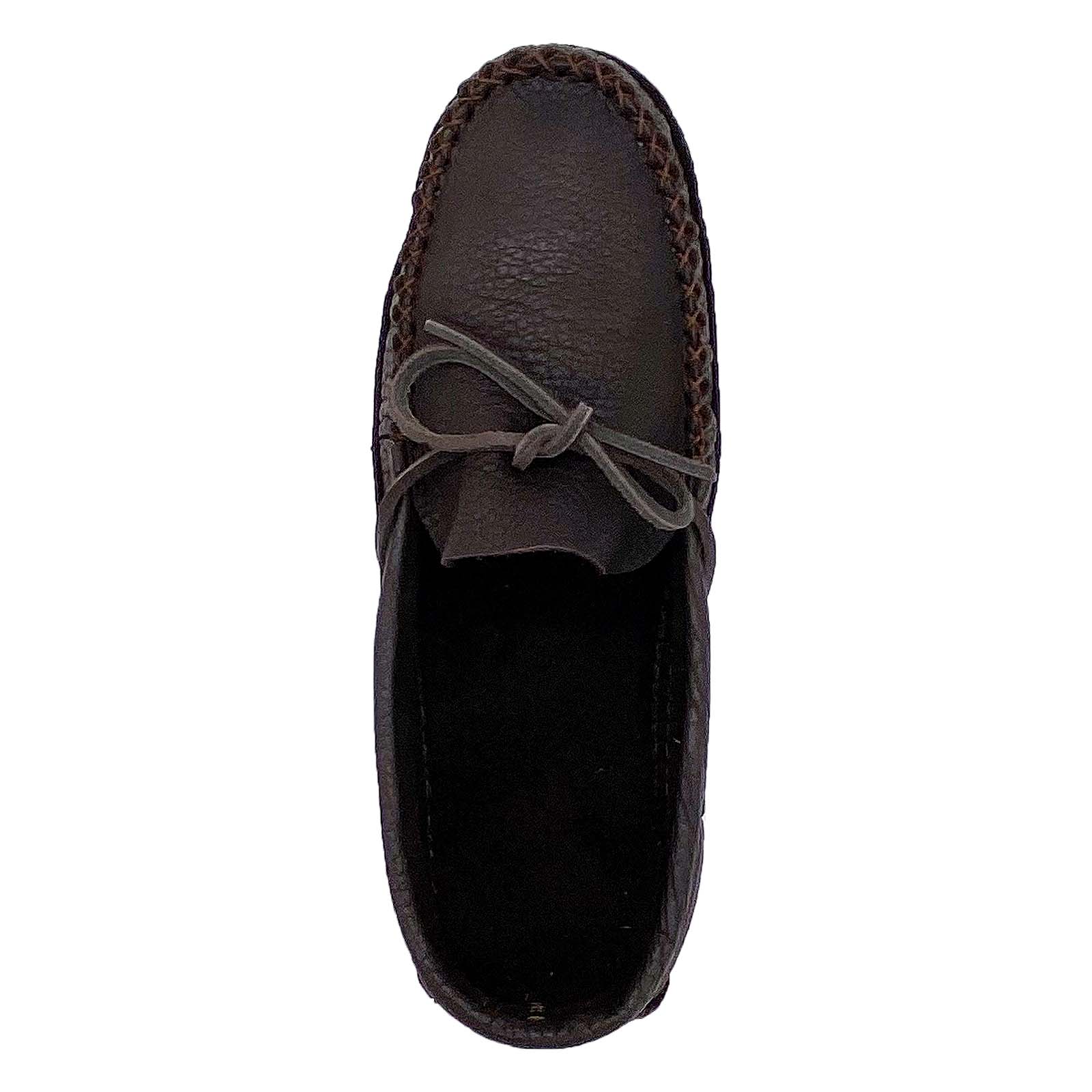 Men's Wide Buffalo Leather Moccasins