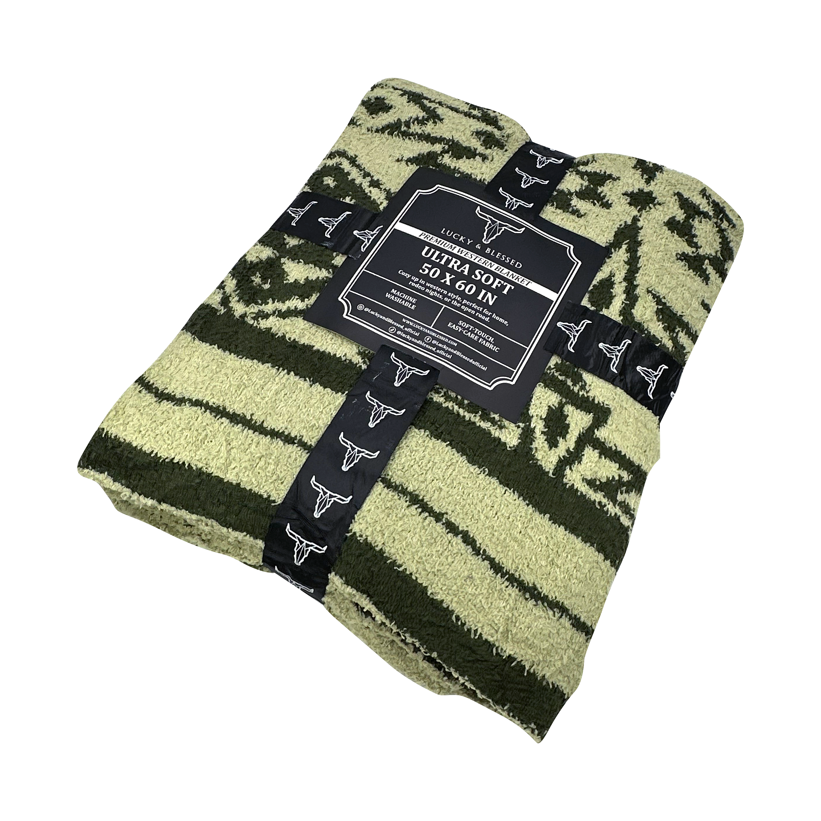 Aztec Sherpa Throw Blanket