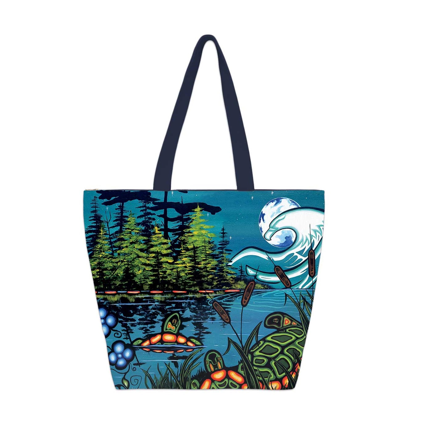 Indigenous Art Large Tote Bag