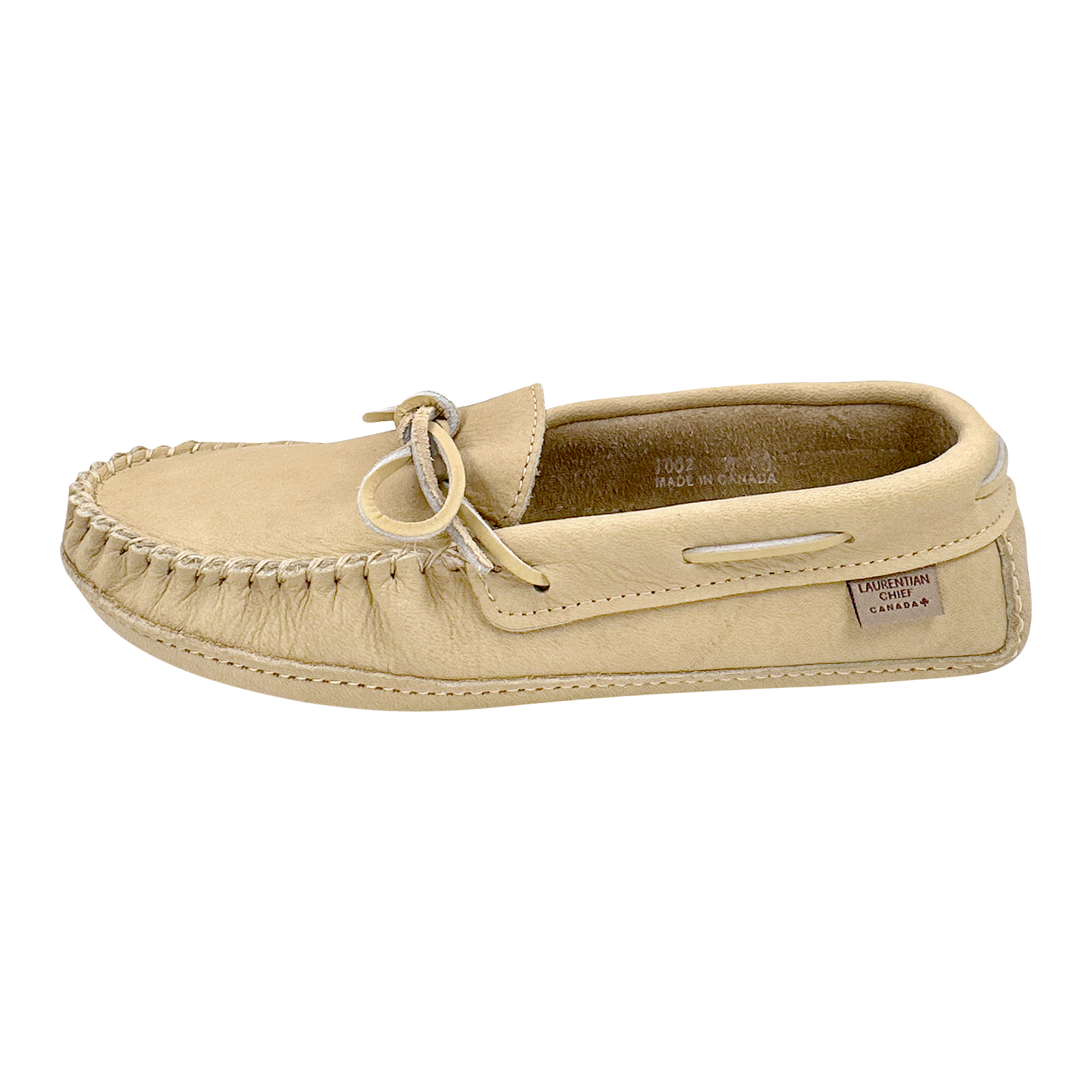 Men's Ivory Wide Leather Moccasins (Limited Edition)