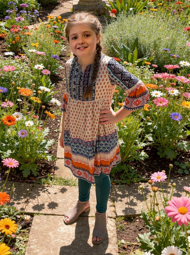 Girls Bohemian Dress