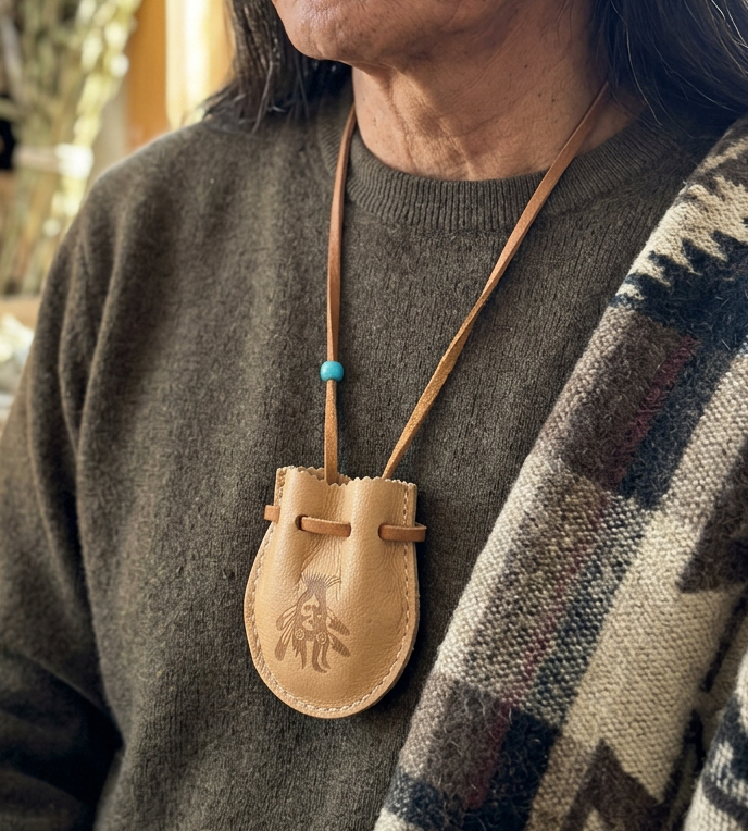Leather Medicine Pouch