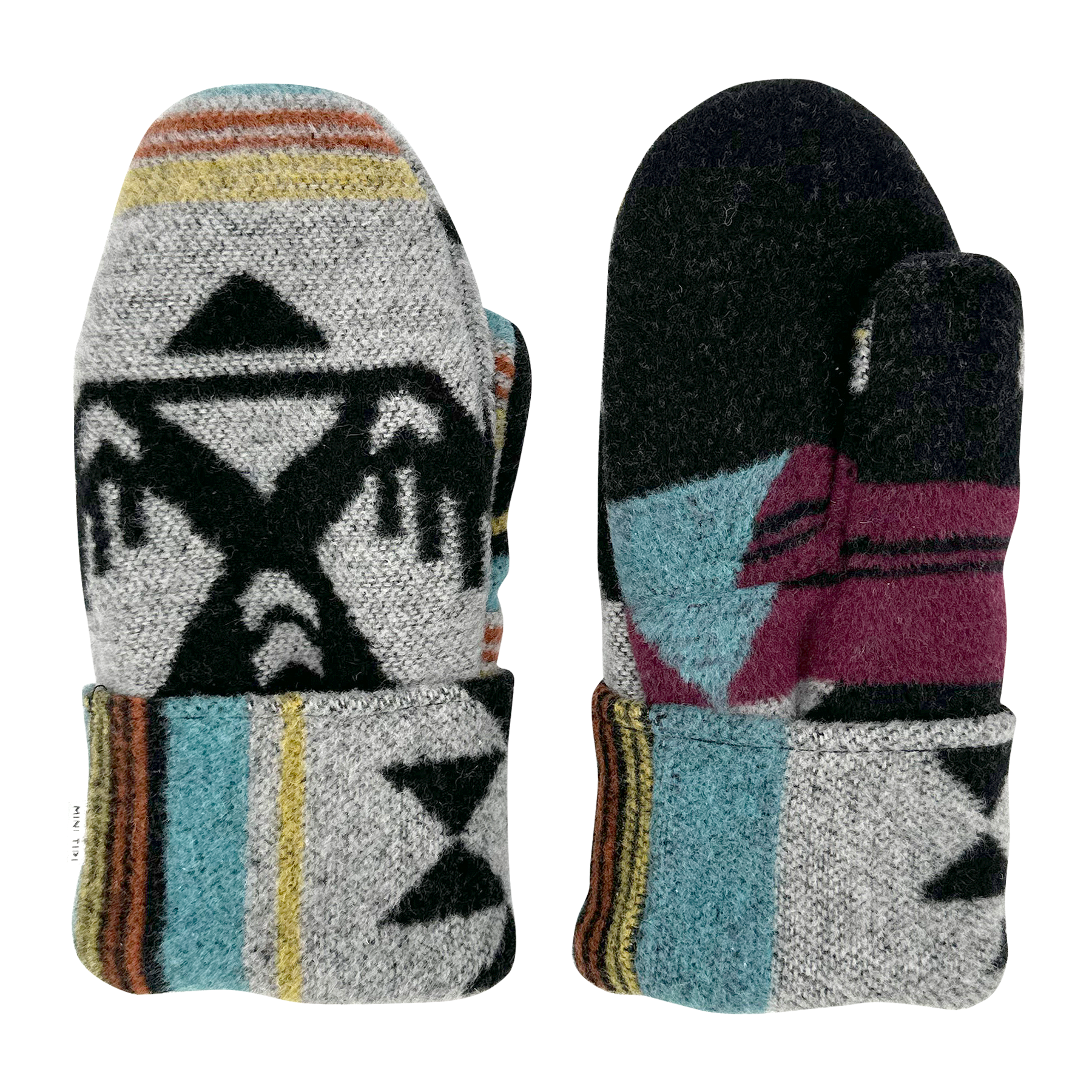 Indigenous Design Wool Blend Mittens