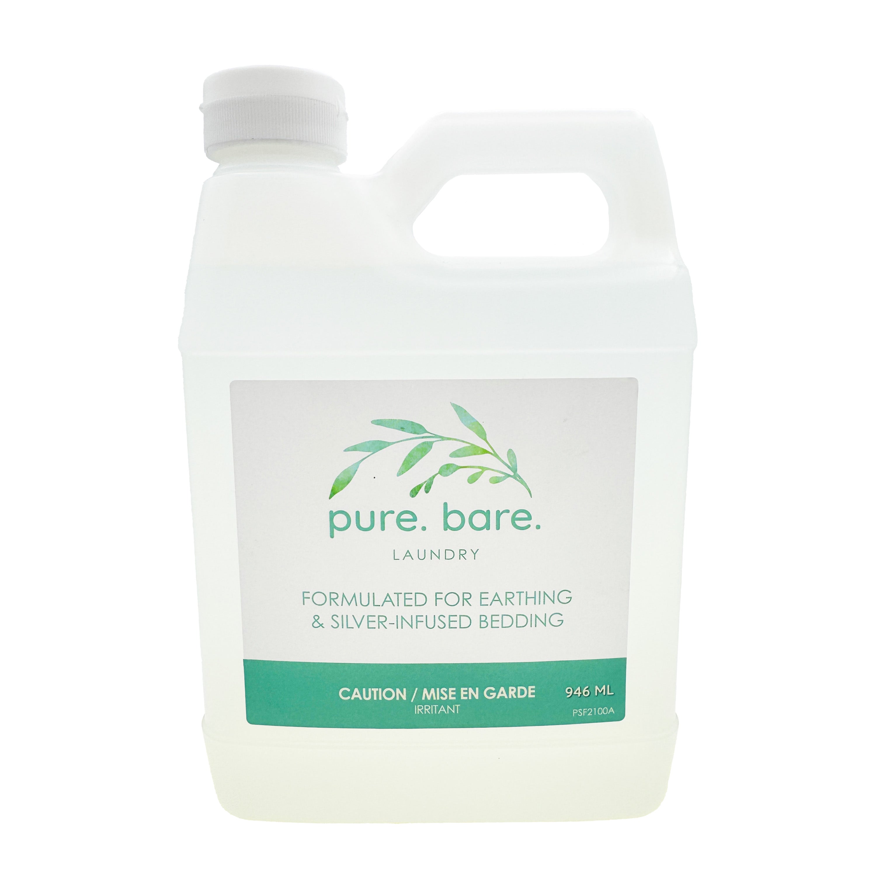 pure. bare. Silver-Safe Earthing Laundry Detergent