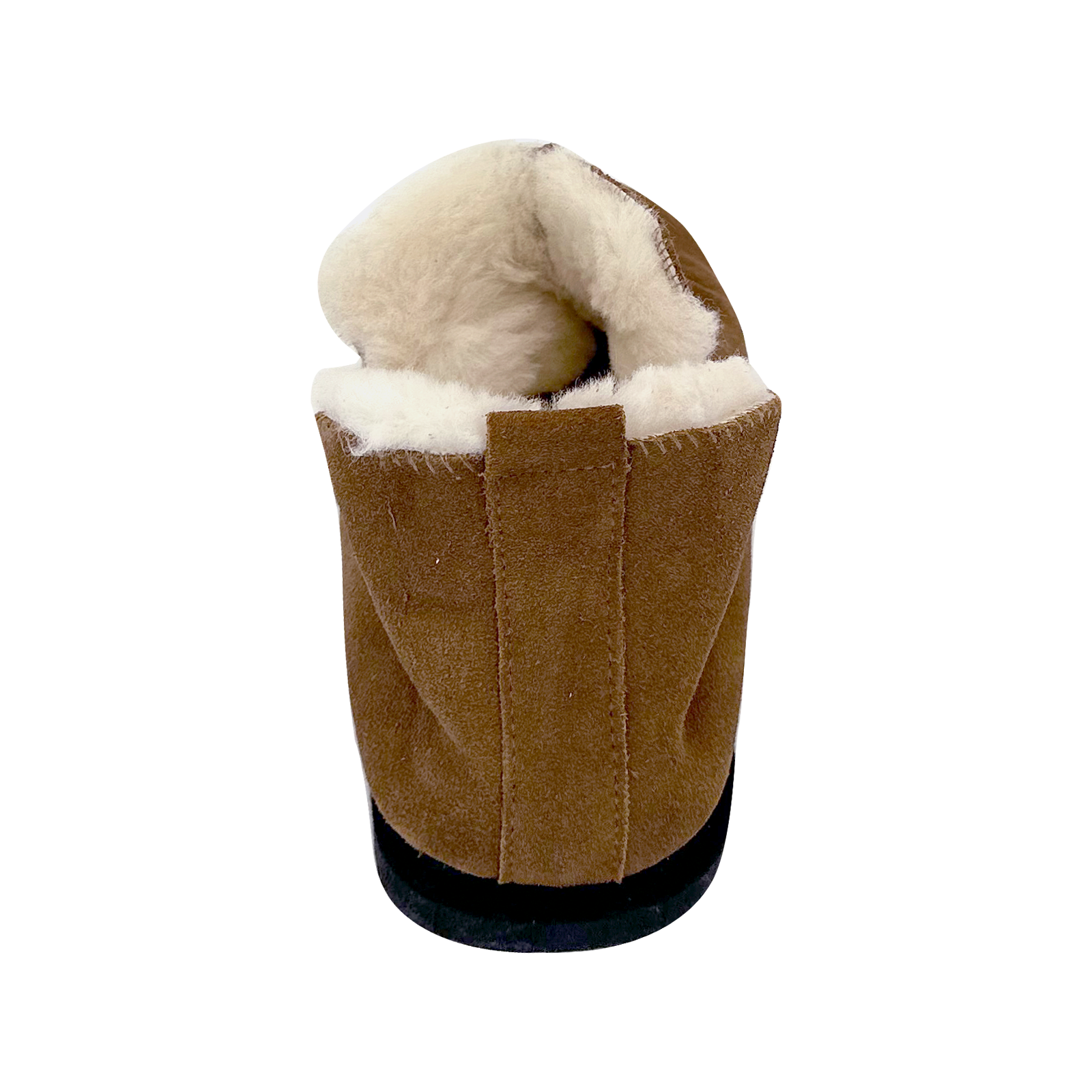 Unisex Hard Sole Ankle High Sheepskin Slippers for Men Women 44
