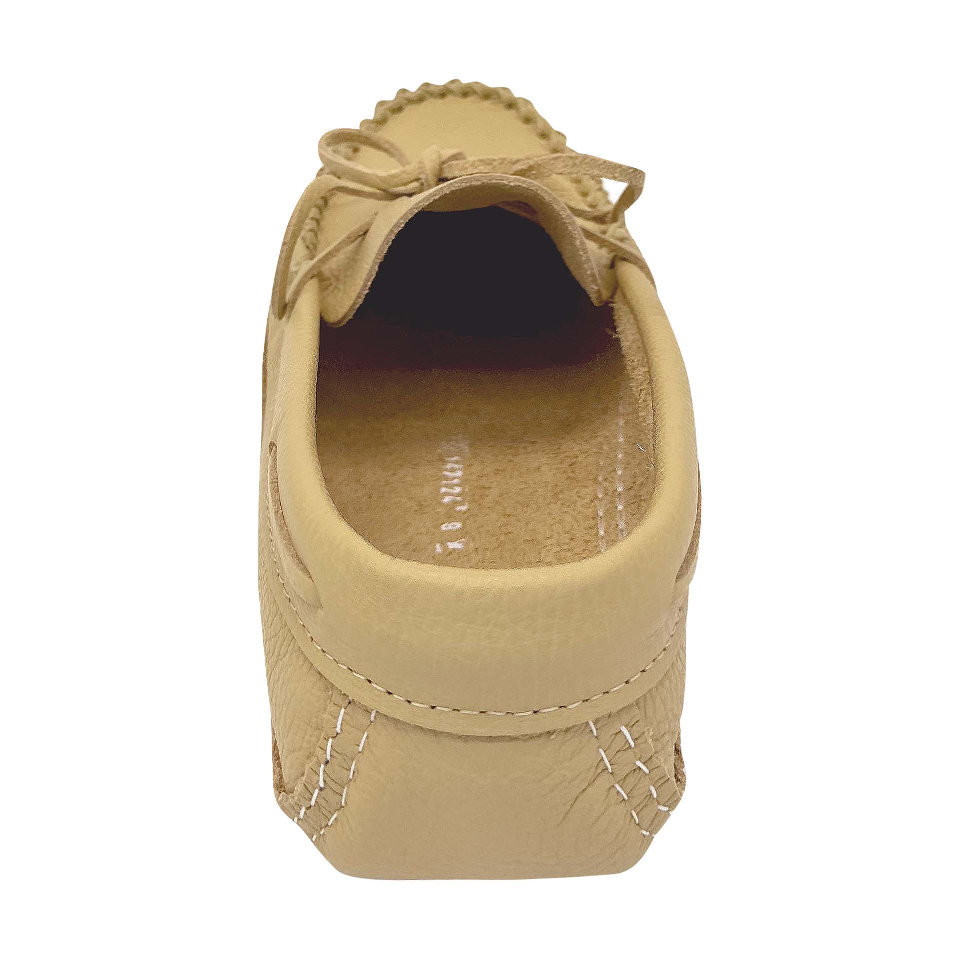 Men's Durable Wide Width Real Leather Handmade Moccasins House Shoes