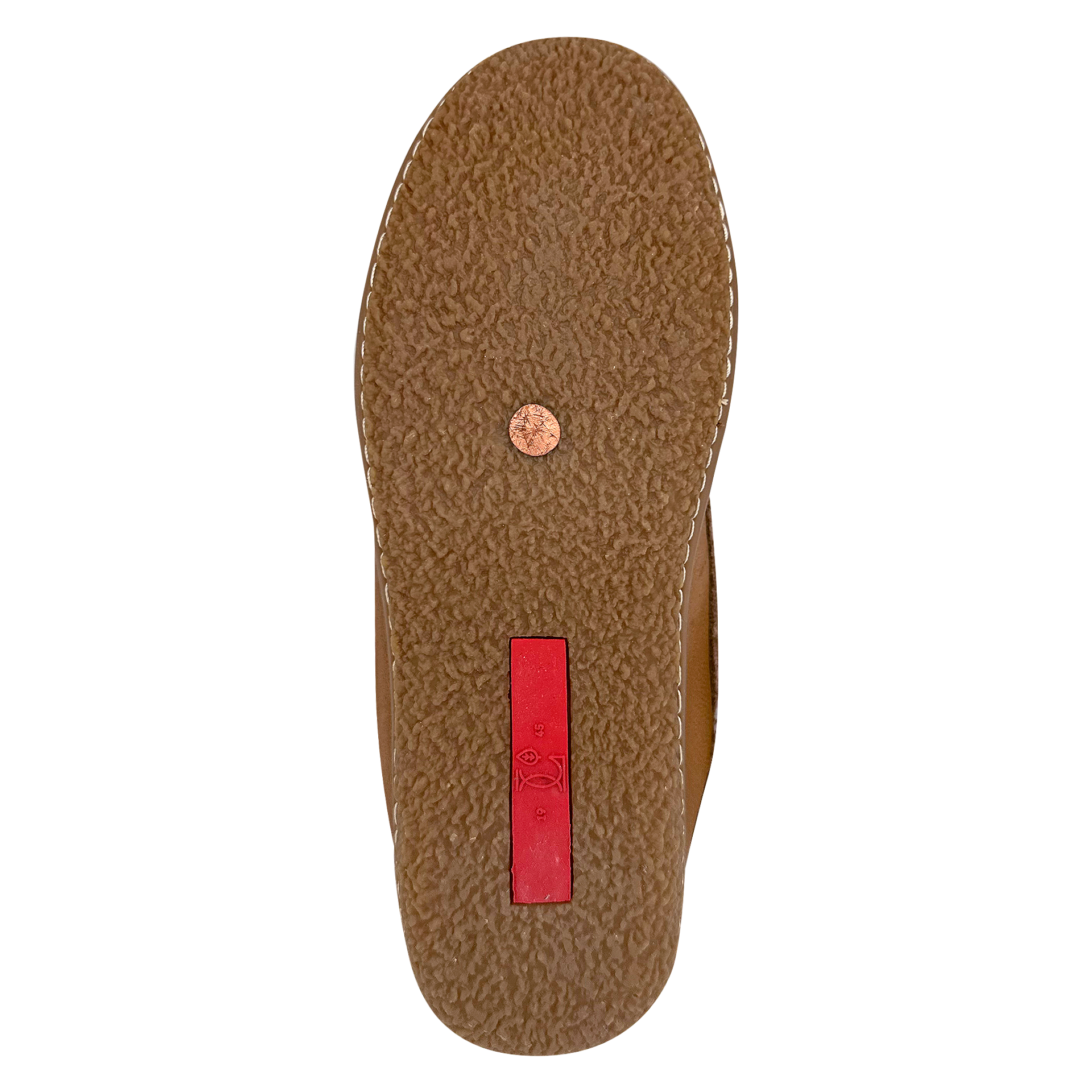 Women's Fringed Embroidered Earthing Moccasin Shoes with Copper Rivet