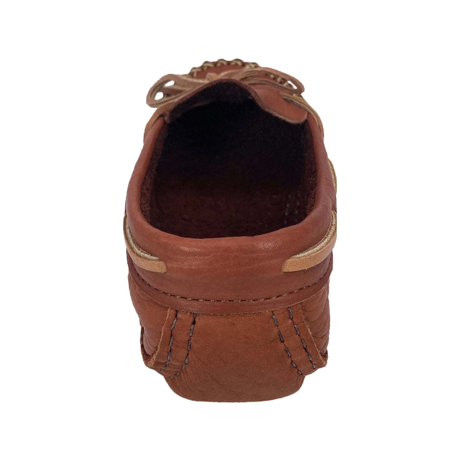 Women's Wide Bison Leather Moccasins (Final Clearance - Size 8 & 9 ONLY)