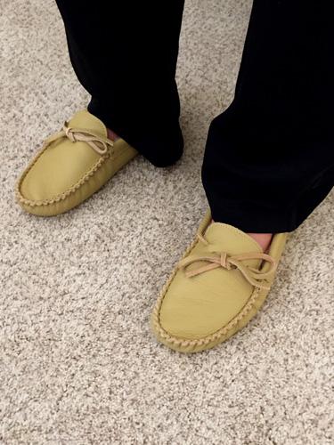 Men's Lined Leather Moccasins