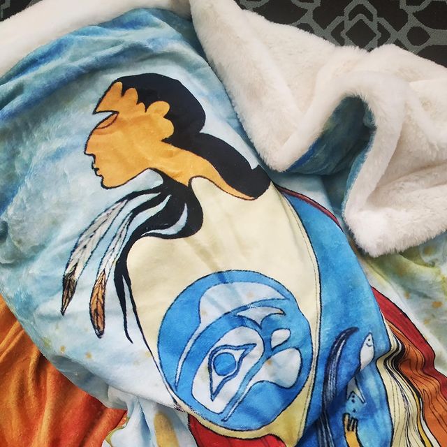 Native American Art Throw