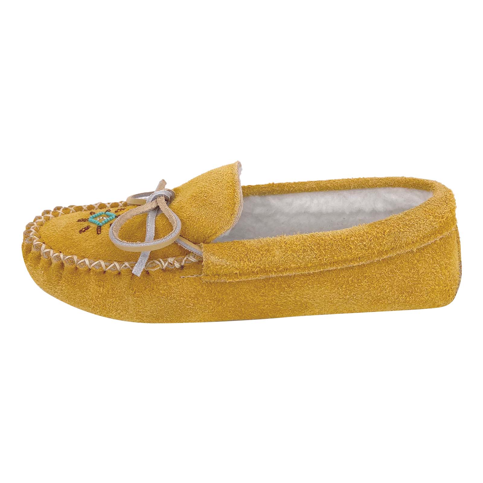 Women's Lined Suede Moccasins