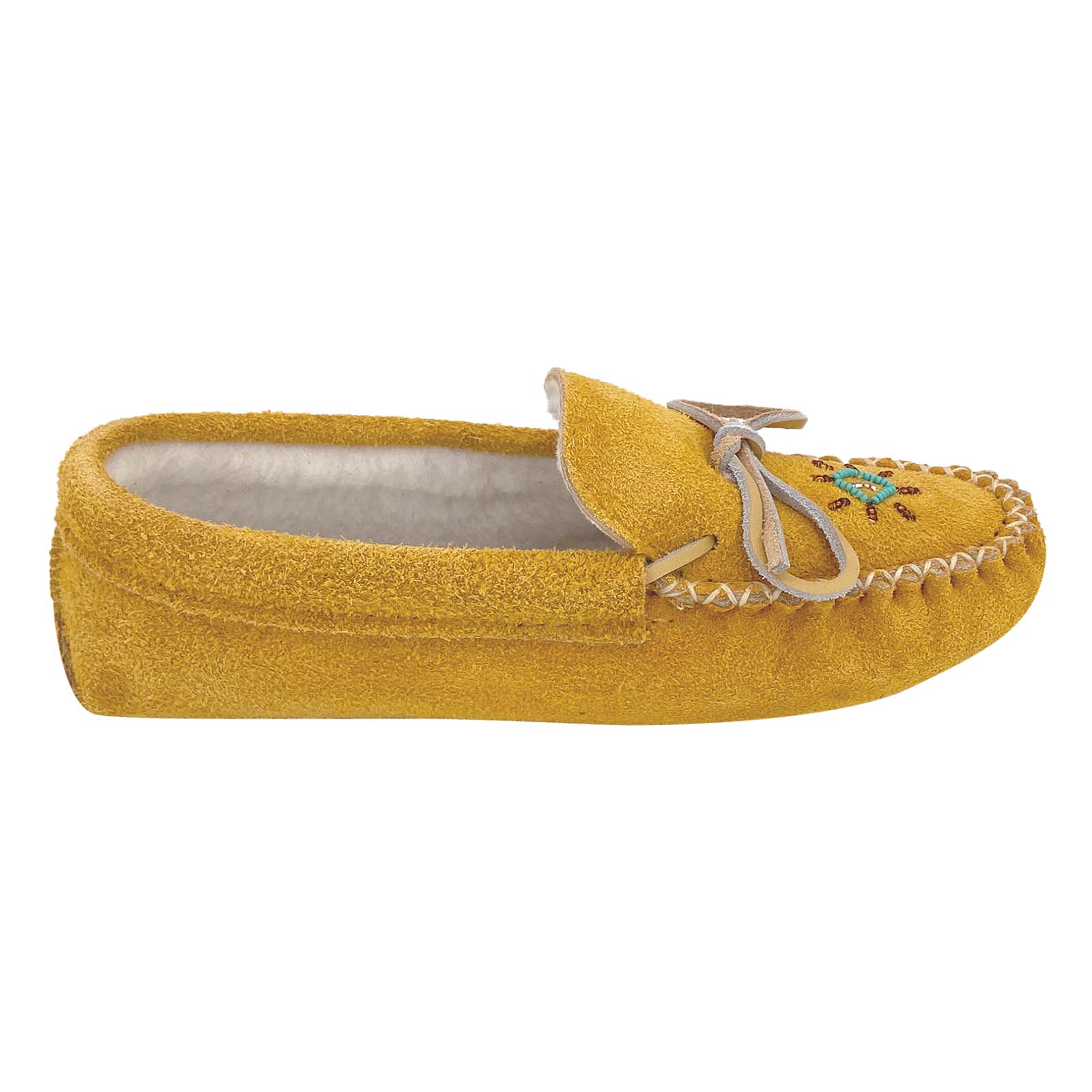 Women's Lined Suede Moccasins