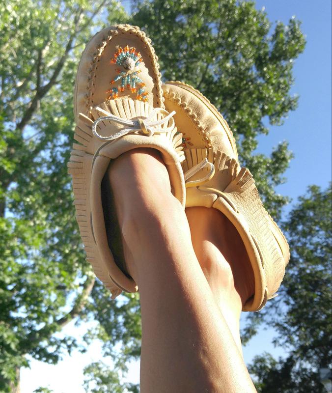 Free people moccasins on sale