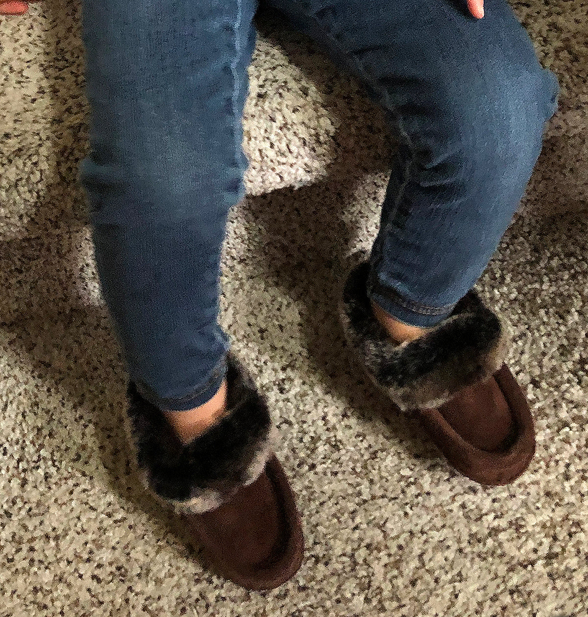 Children's Lined Faux Fur Moccasins (Final Clearance)