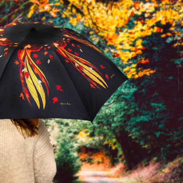 Native American Art Collapsible Umbrella