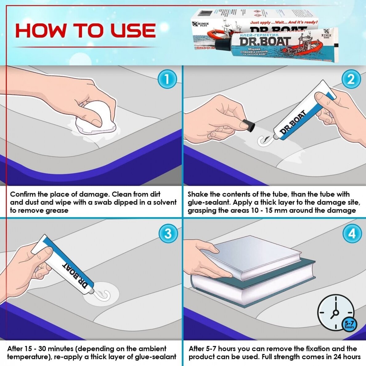 Liquid Repair Glue & Patch Kit