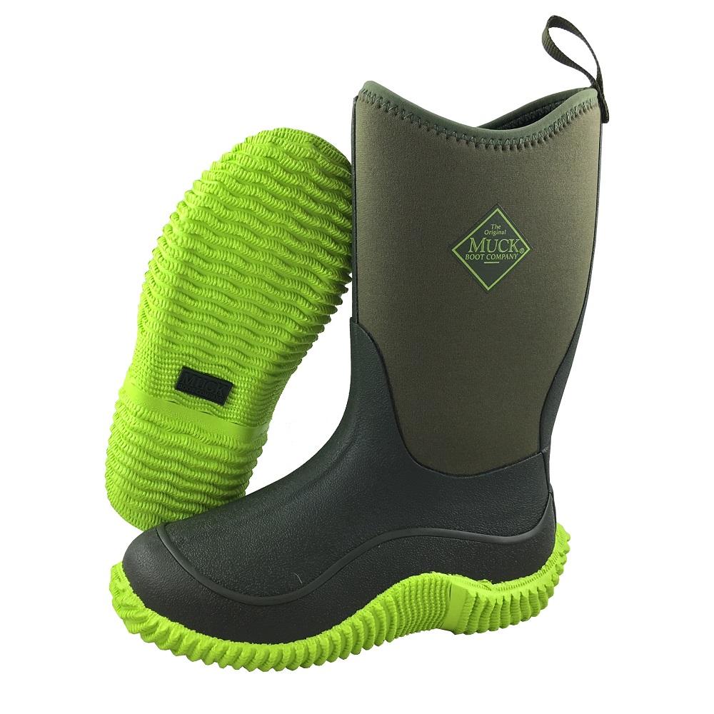 Kids CLEARANCE Hale Moss Lime Green Muck Boots (C11 & Y1 ONLY)