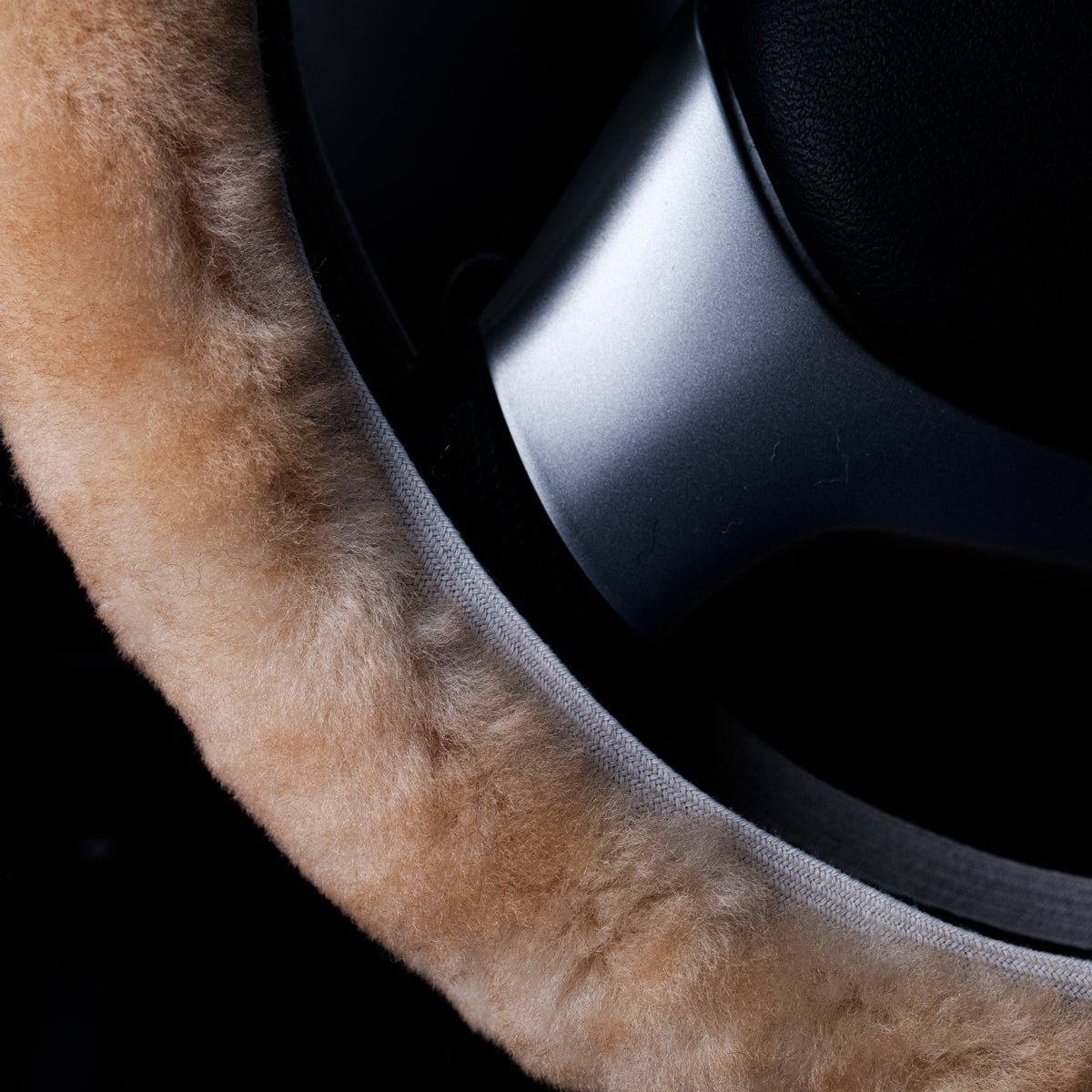 Sheepskin Steering Wheel Cover