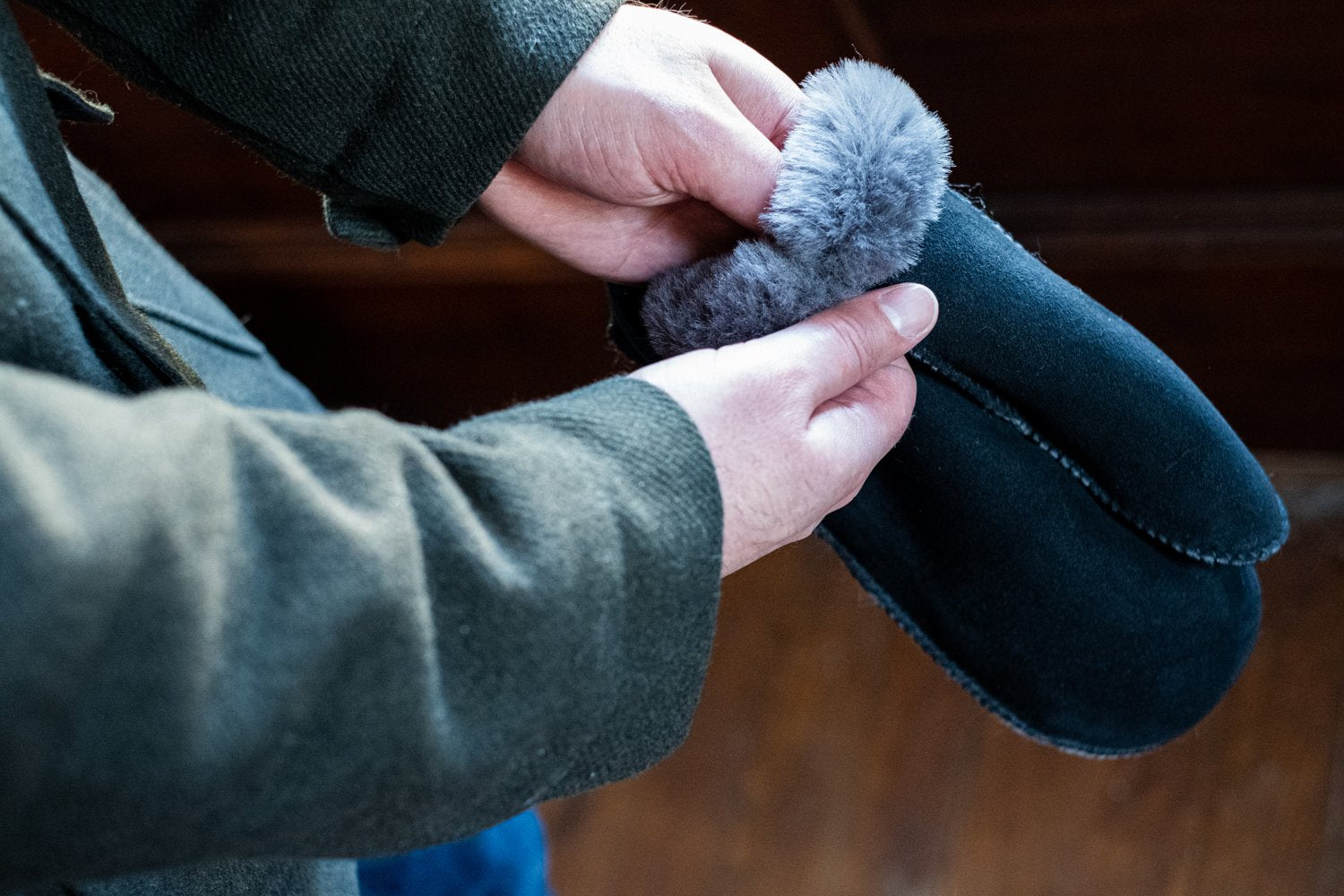 Men's Sheepskin Mittens