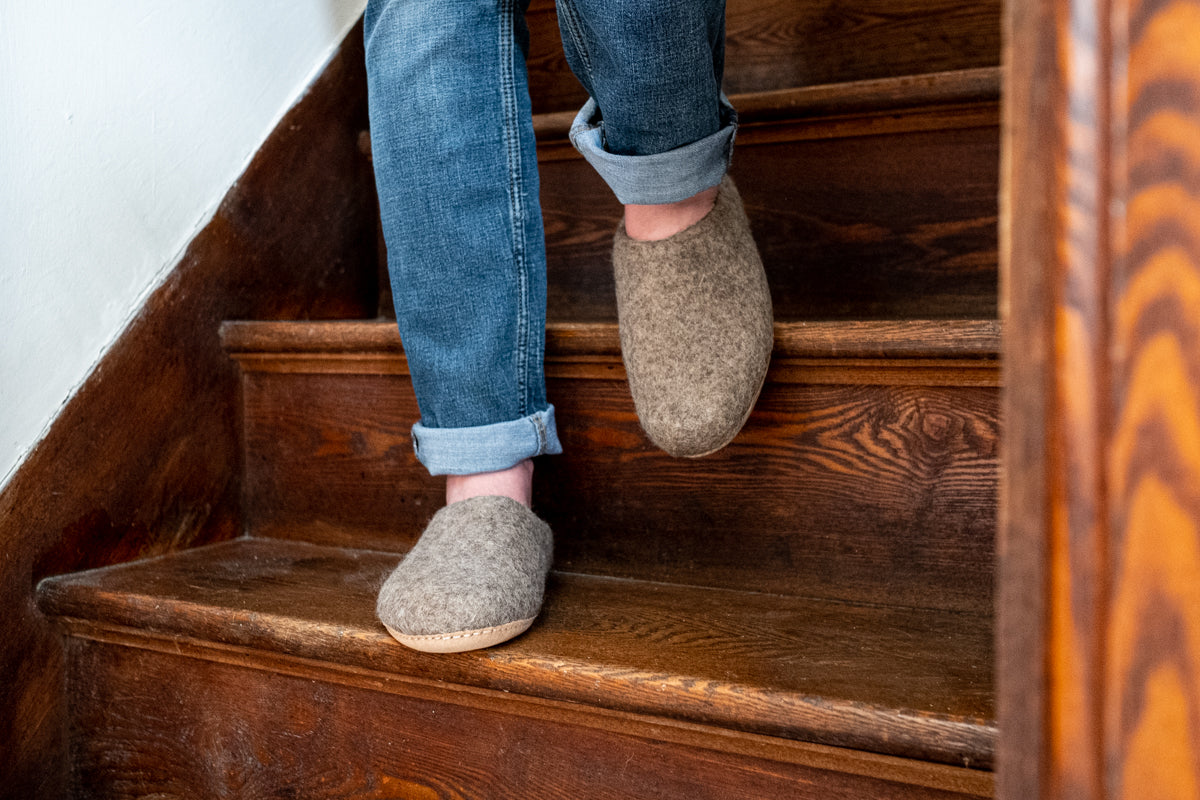 Felt Slip-On Slippers for Men & Women