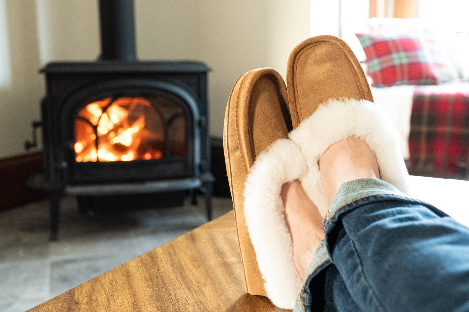 Men's Sheepskin Moccasins