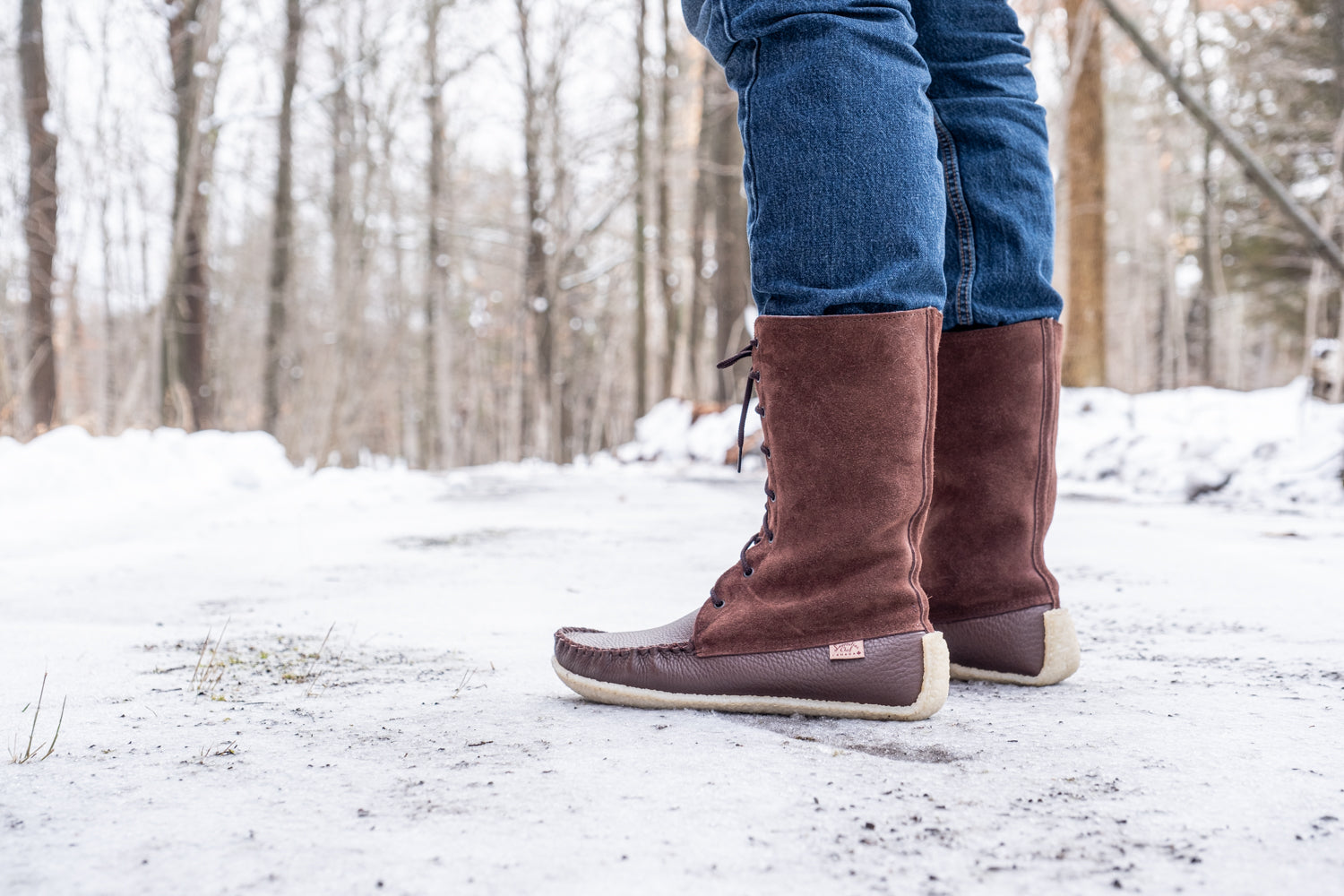 Men's 13" Sheepskin Snowshoe Mukluks