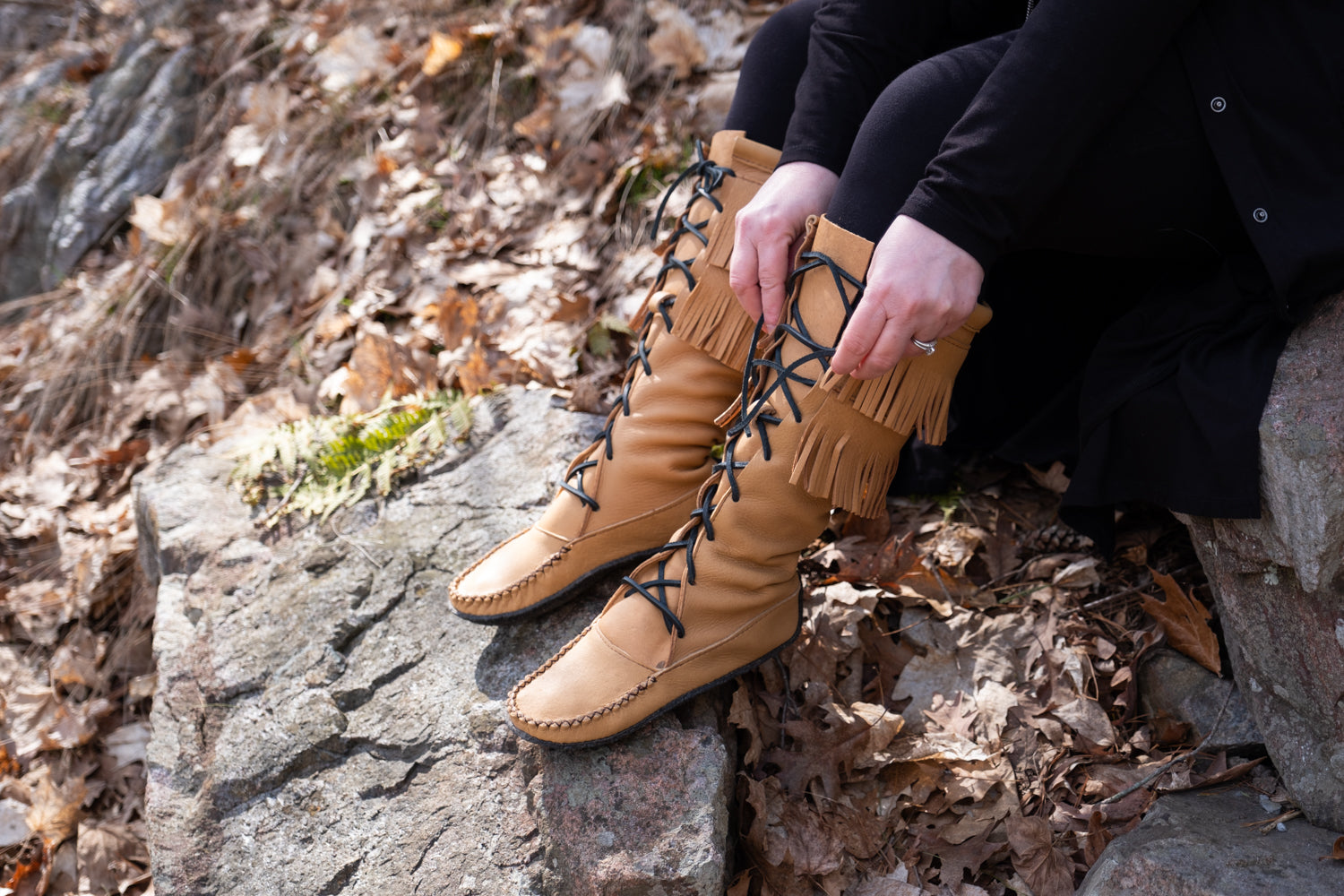 Women's Knee-High Moccasin Boots