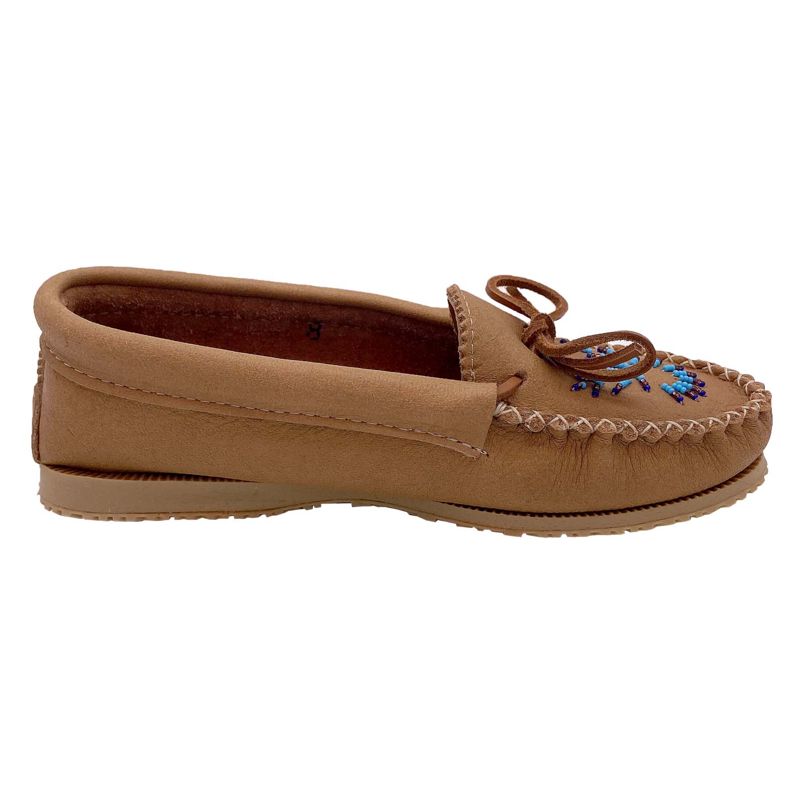 Hard sole moccasins on sale