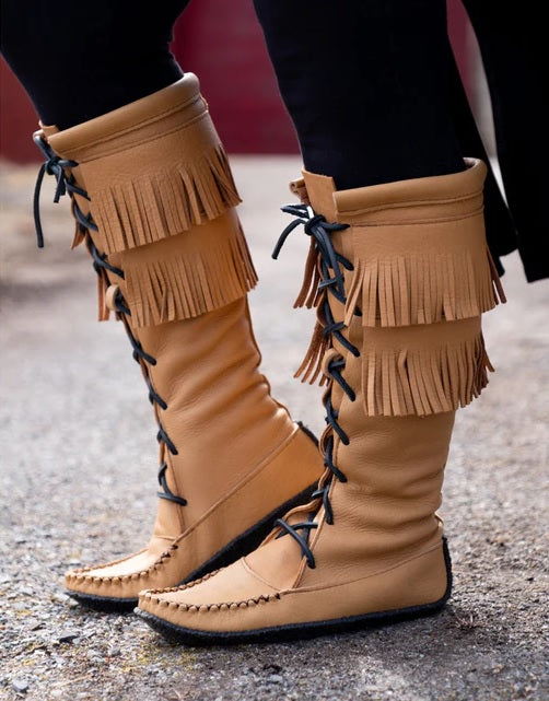 Women's Knee-High Moccasin Boots