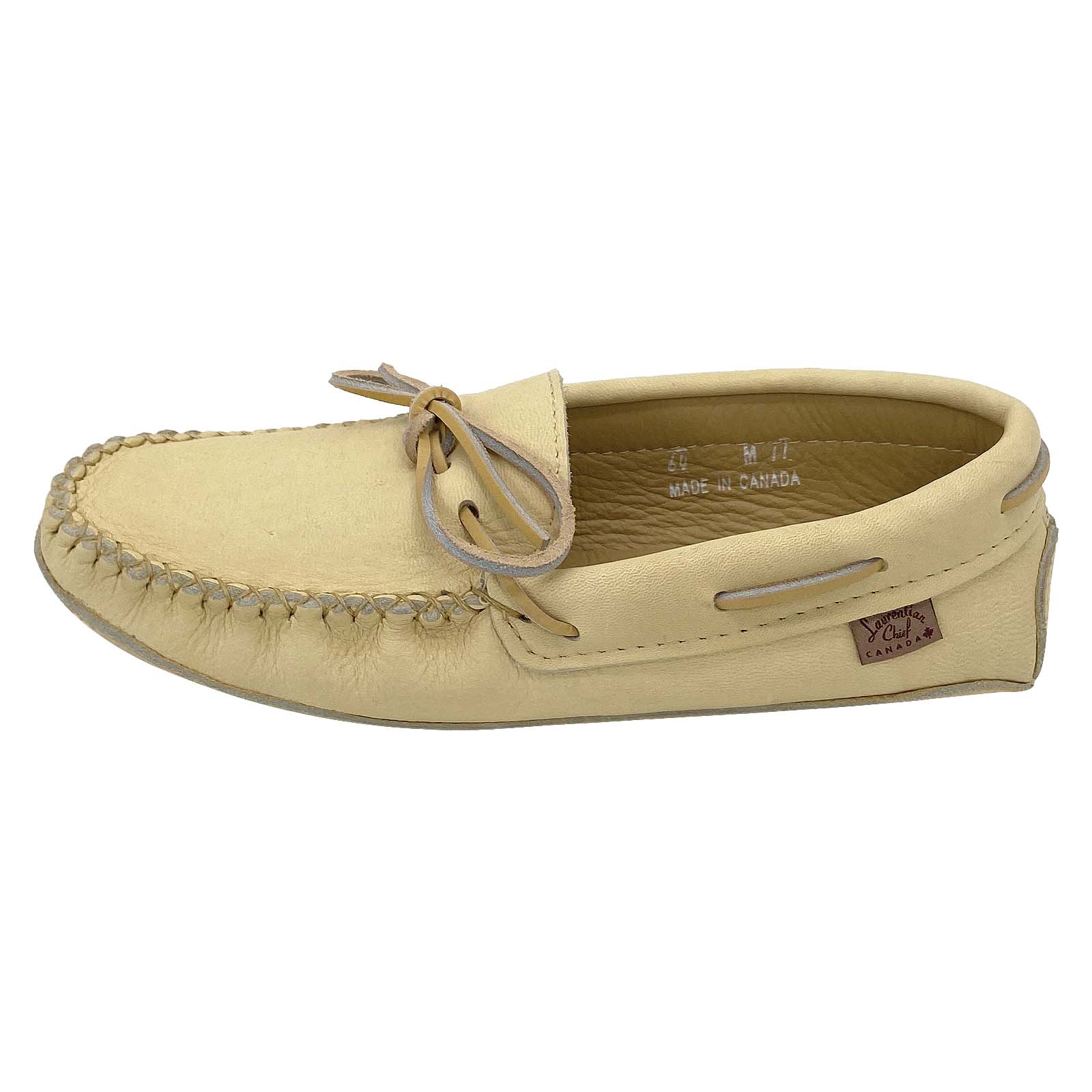 Men's Caribou Hide Leather Moccasins