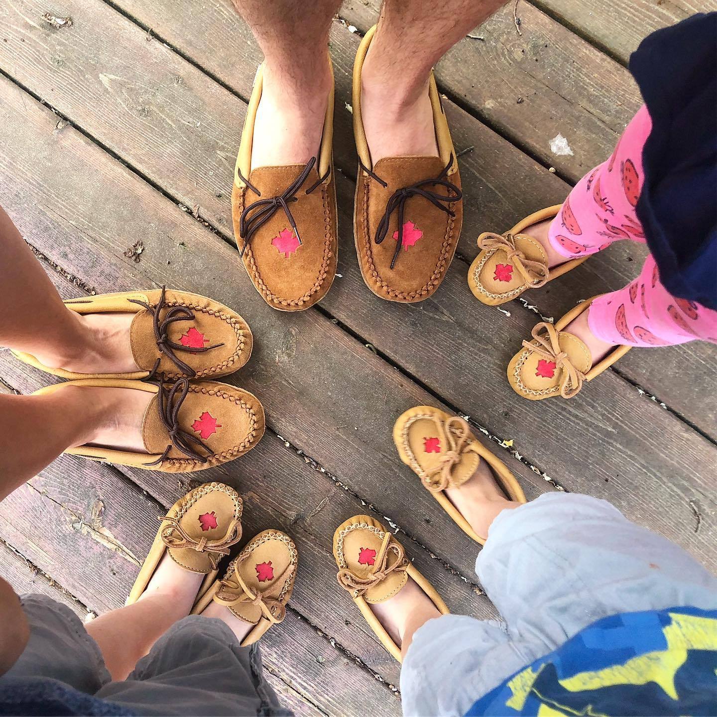 Children's Maple Leaf Moccasins (Final Clearance)