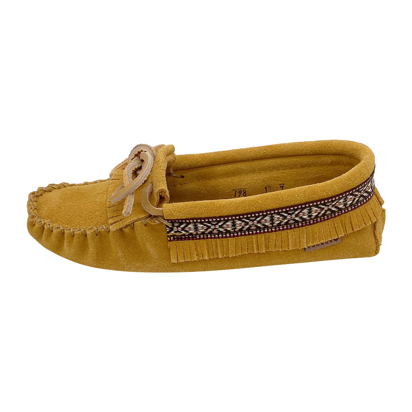 Women's Soft Sole Suede Fringed Moccasins