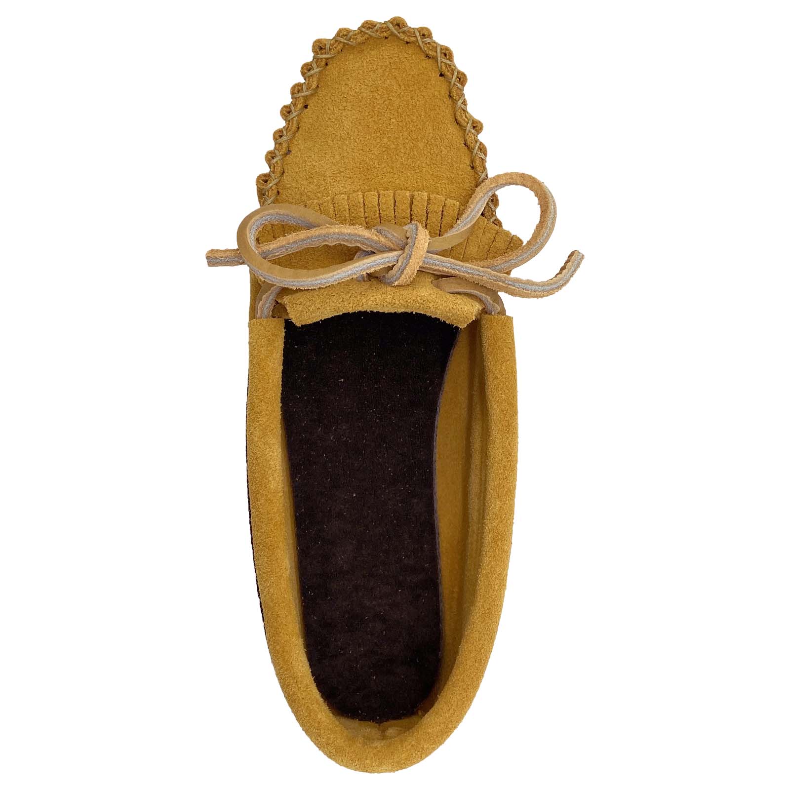 Women's Soft Sole Suede Fringed Moccasins