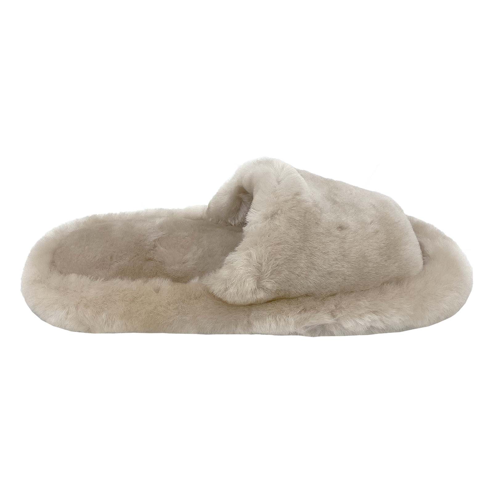 Women's Sheepskin Sandal Slippers