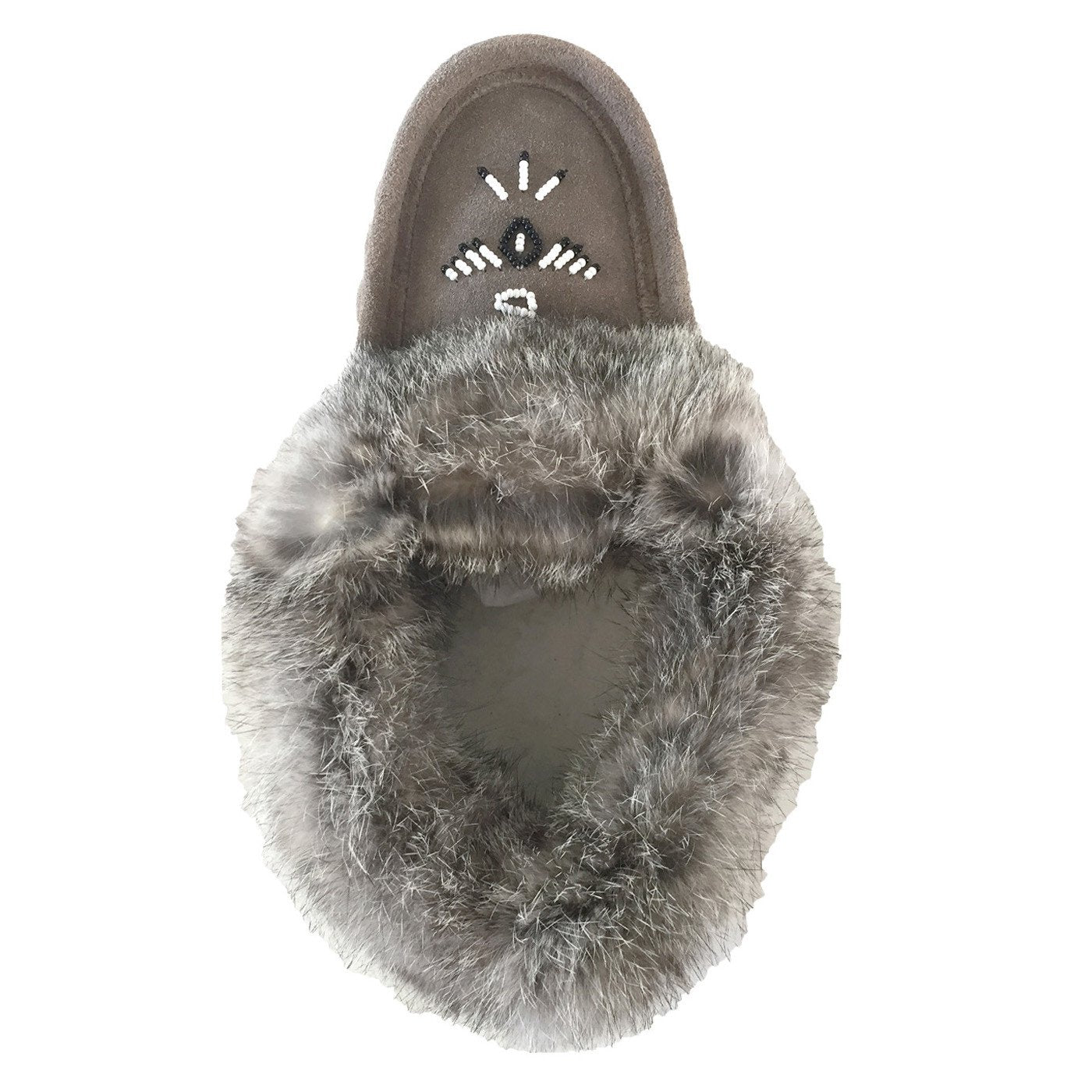 Women's Rabbit Fur Moccasins