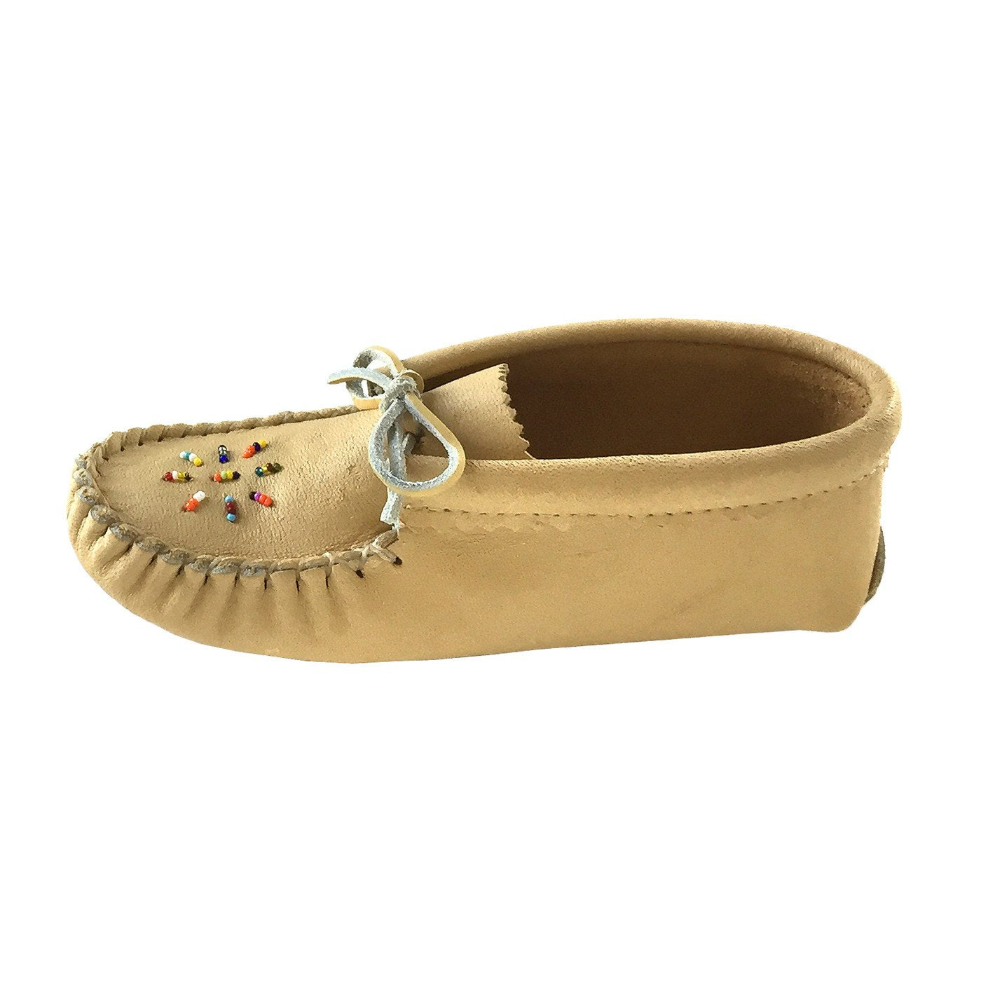 Baby, Children and Youth Moose Hide Leather Beaded Moccasins
