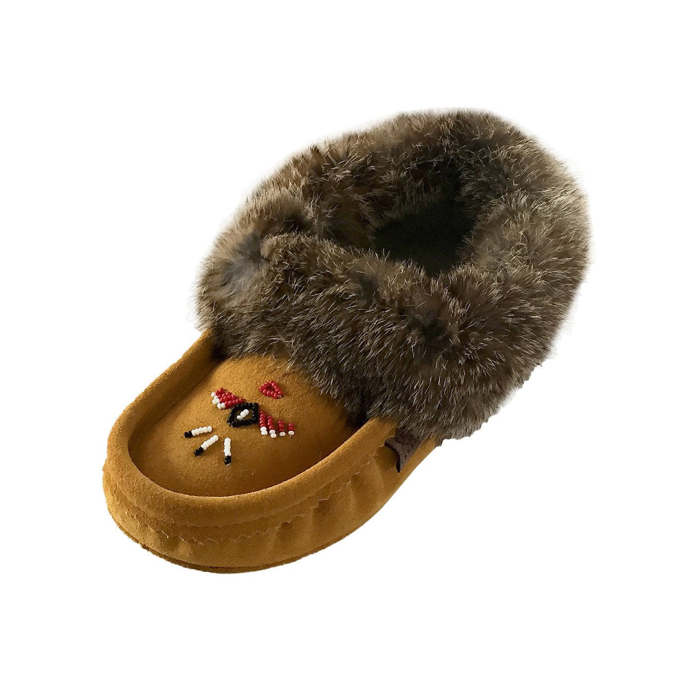 Women's Rabbit Fur Moccasins