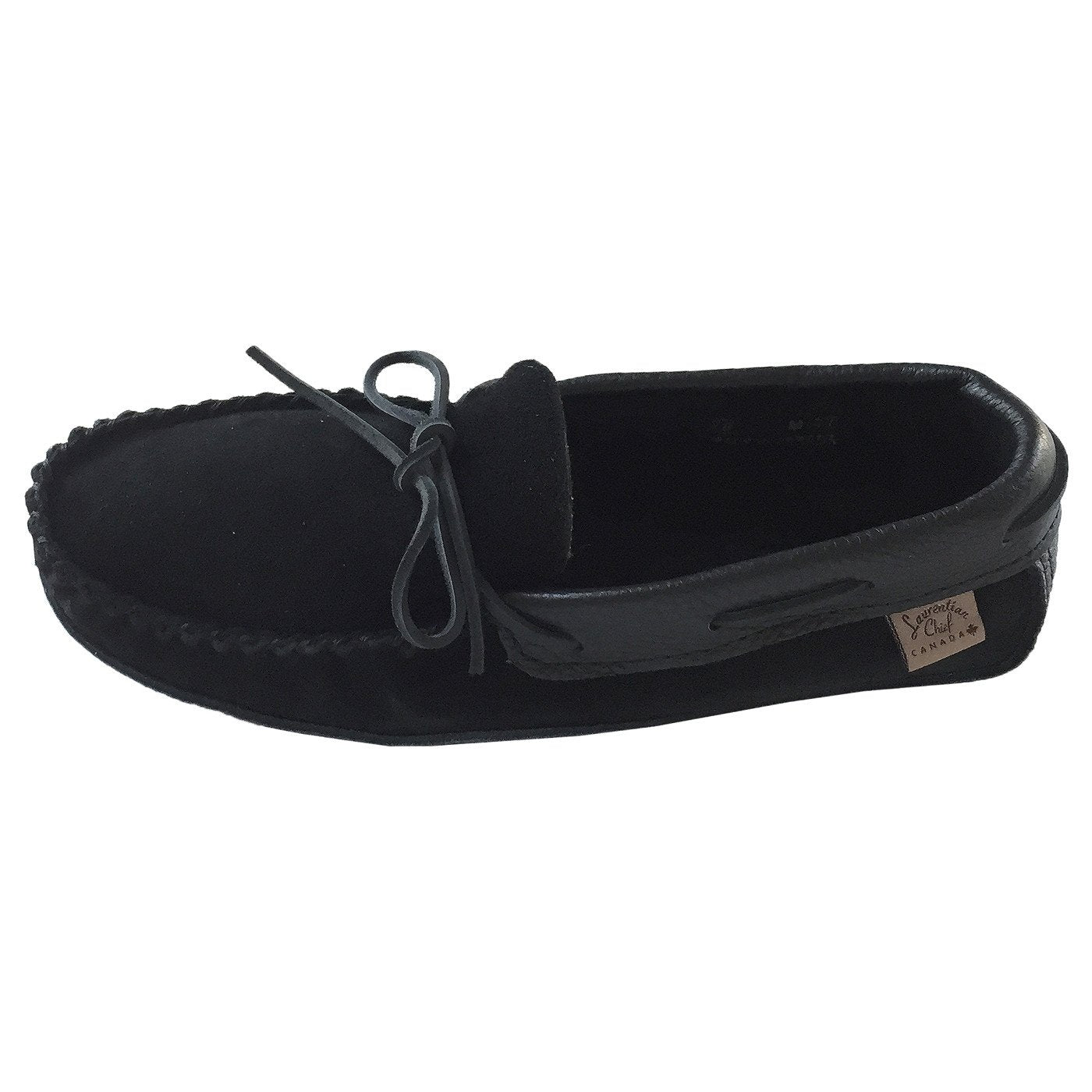 Men's Suede Leather Trim Moccasins