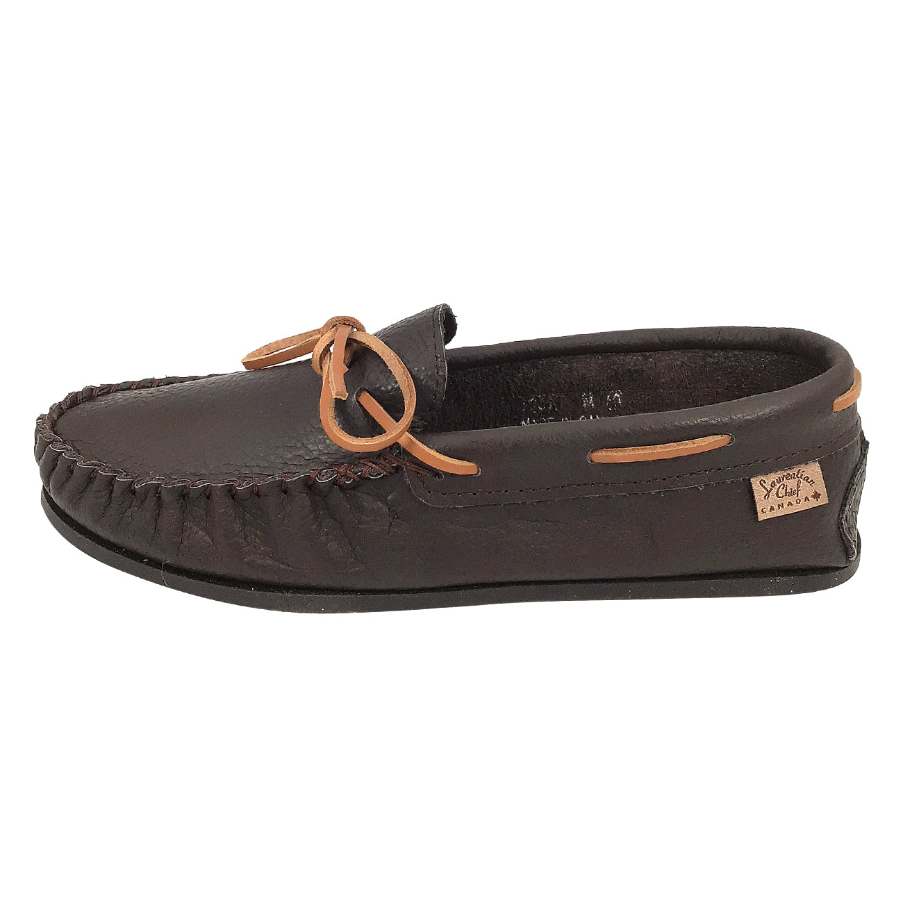 Men's Buffalo Hide Leather Moccasin Shoes