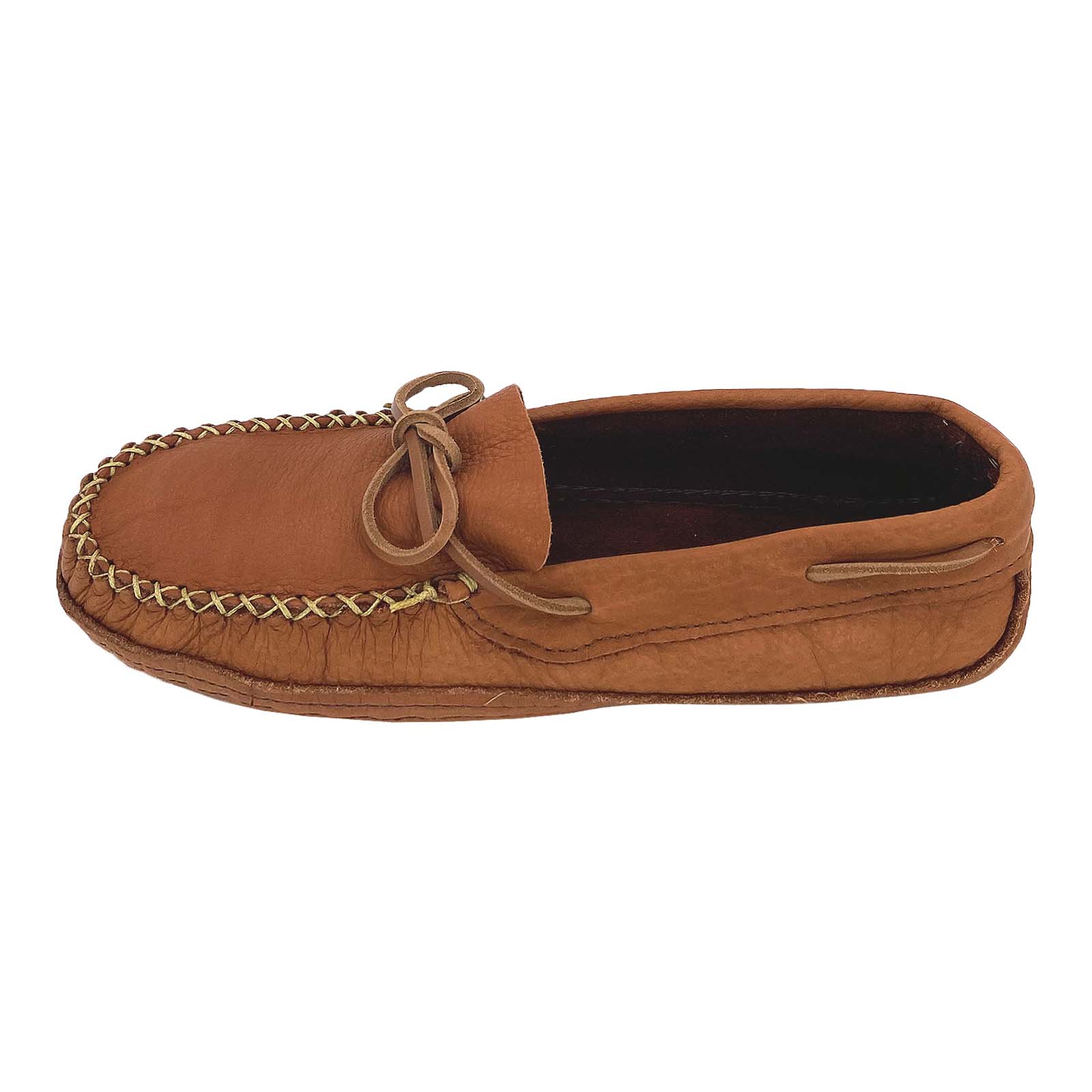 Men's Wide Buffalo Leather Moccasins