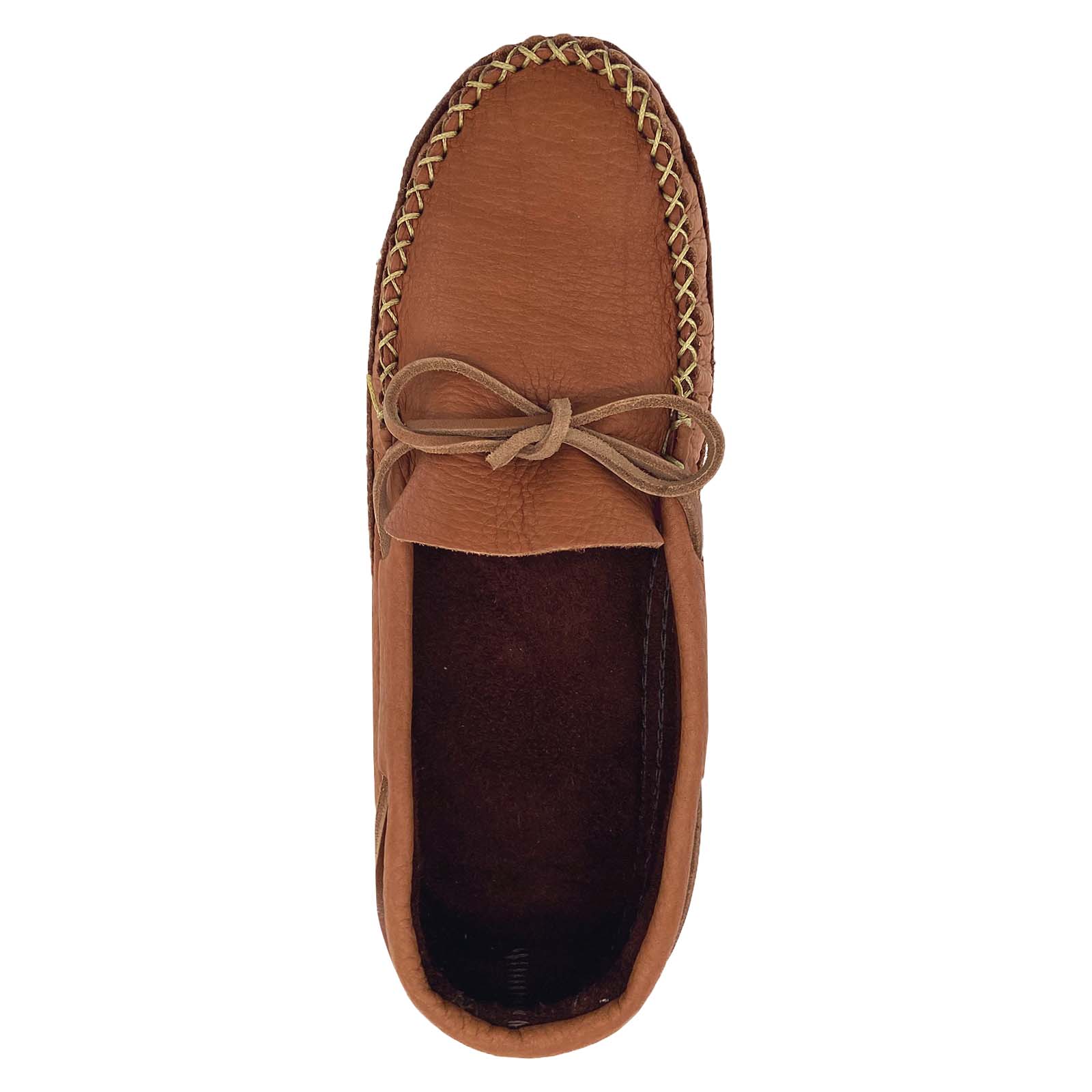 Men's Wide Buffalo Leather Moccasins